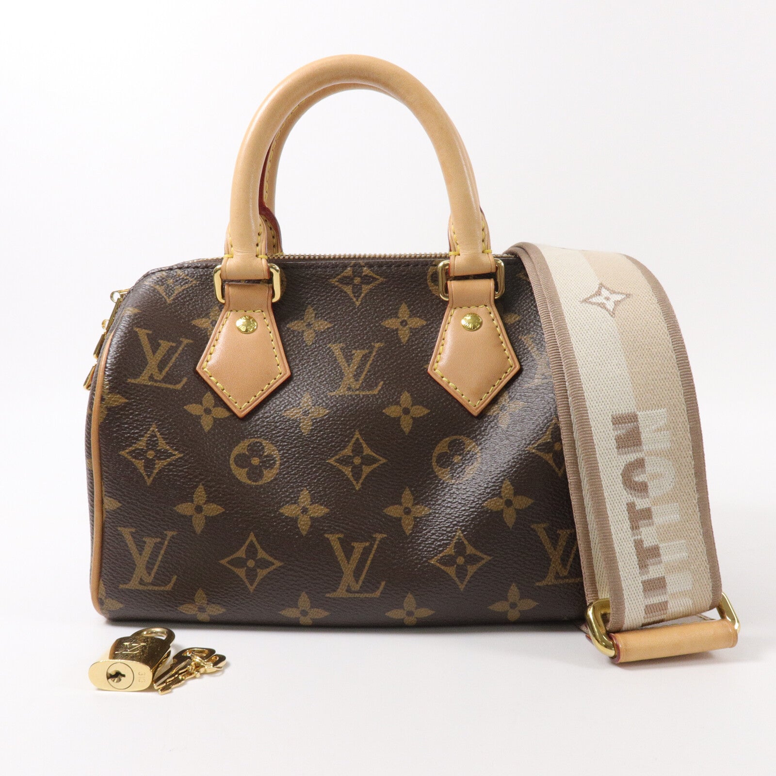 LOUIS VUITTON Monogram Speedy Bandouliere 20手挽肩背兩用袋