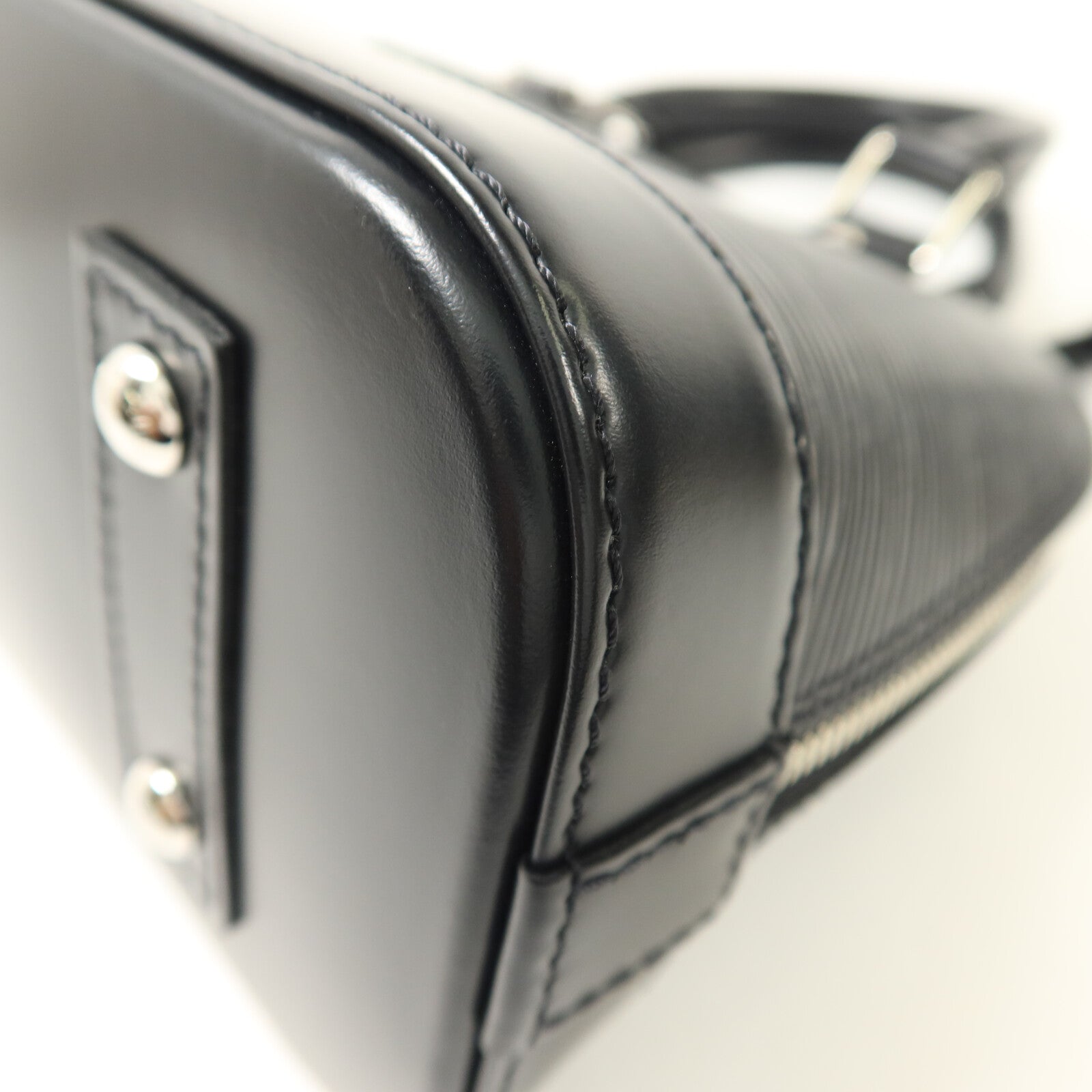 LOUIS VUITTON Epi Alma BB銀扣手挽肩背兩用袋
