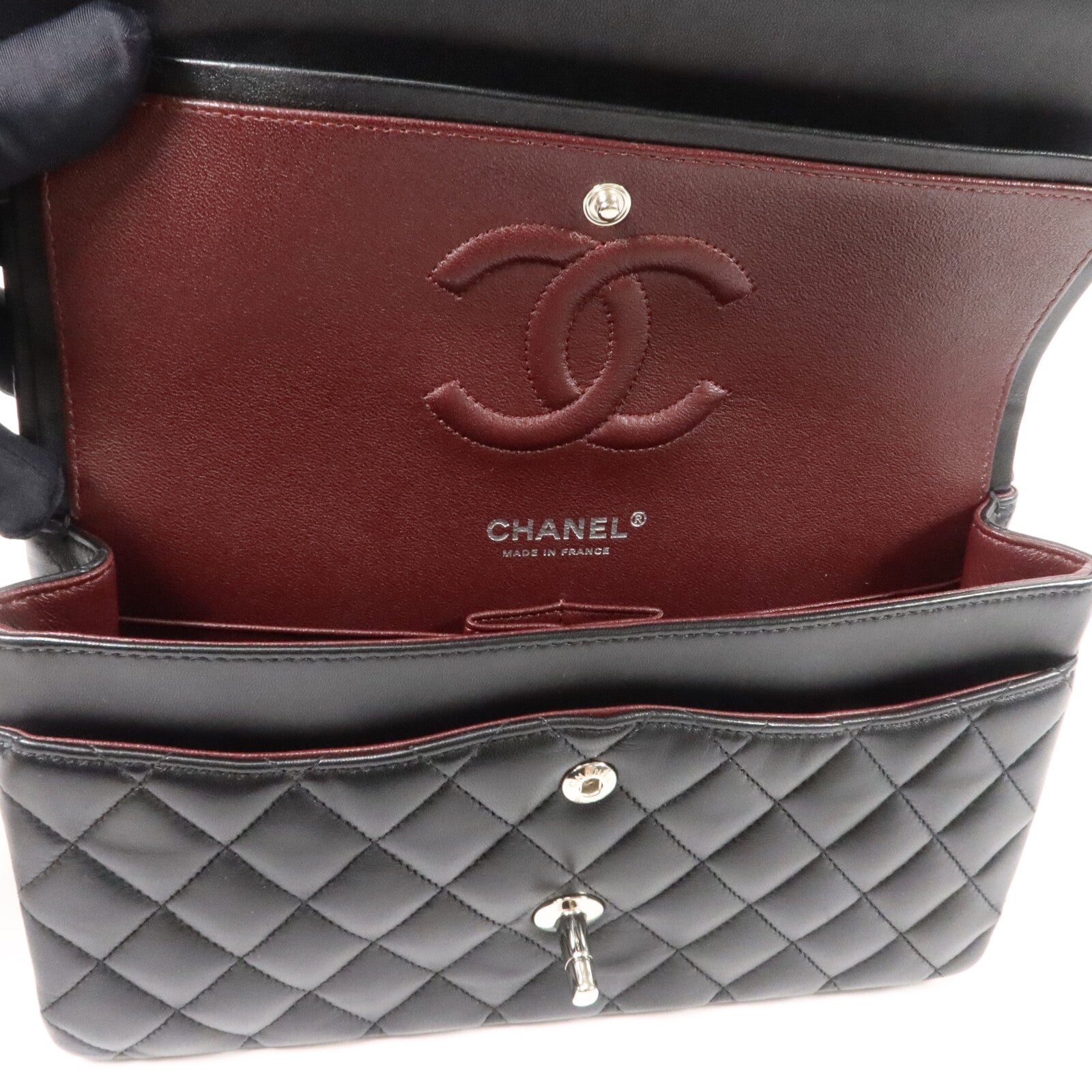CHANEL 羊皮皮革Classic 25鏈帶肩背袋