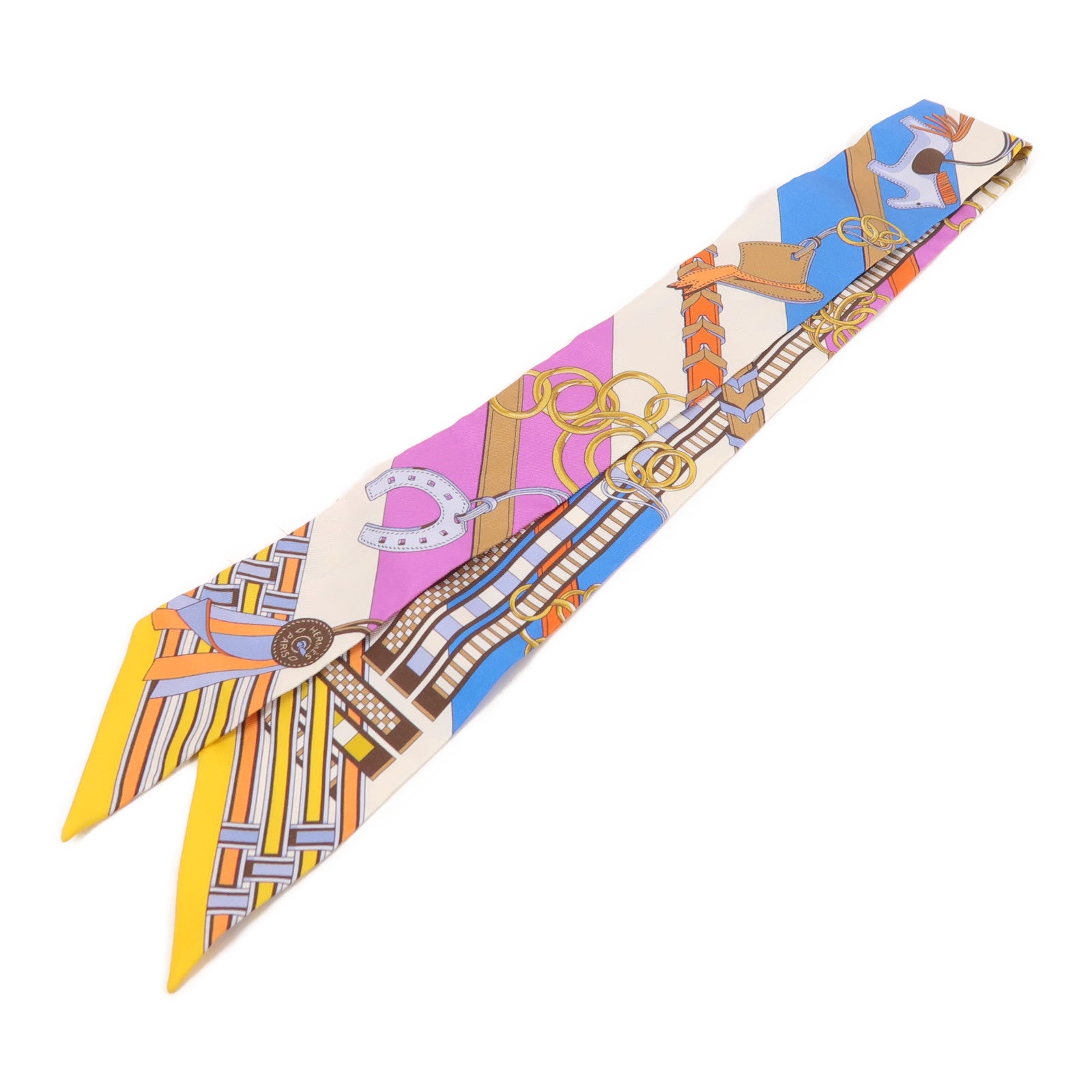 HERMES 絲質Twilly絲巾