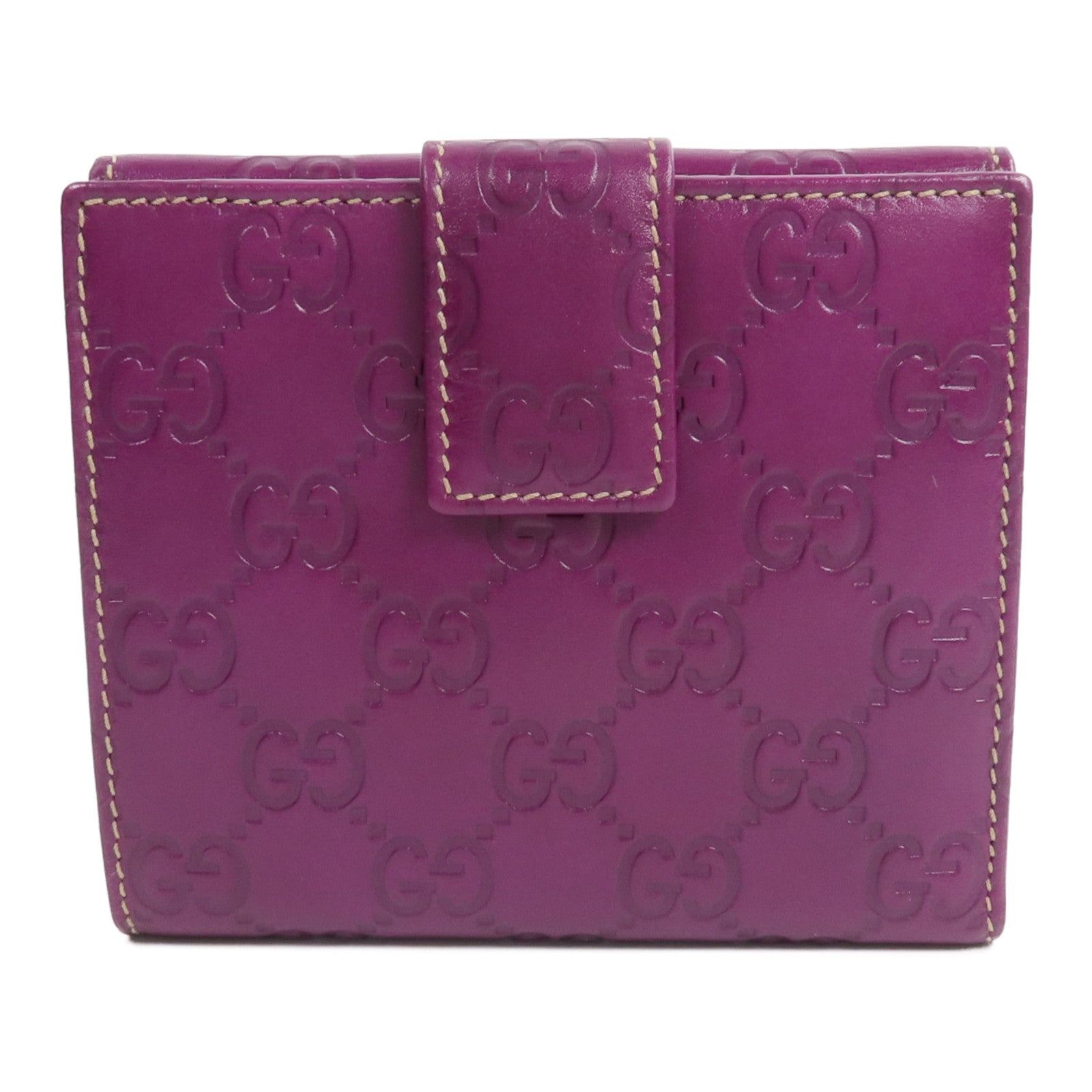 GUCCI 牛皮皮革Fold Wallet錢包