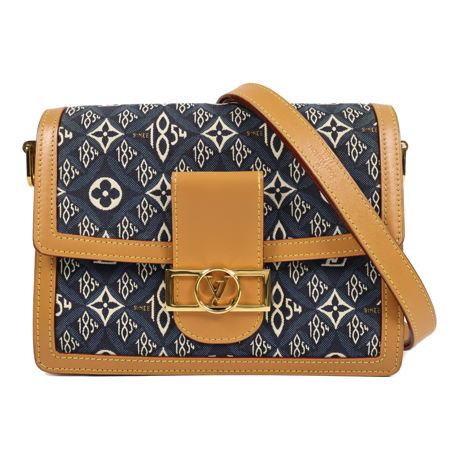 LOUIS VUITTON Monogram Jacquard Since 1854 Dauphine MM肩背袋