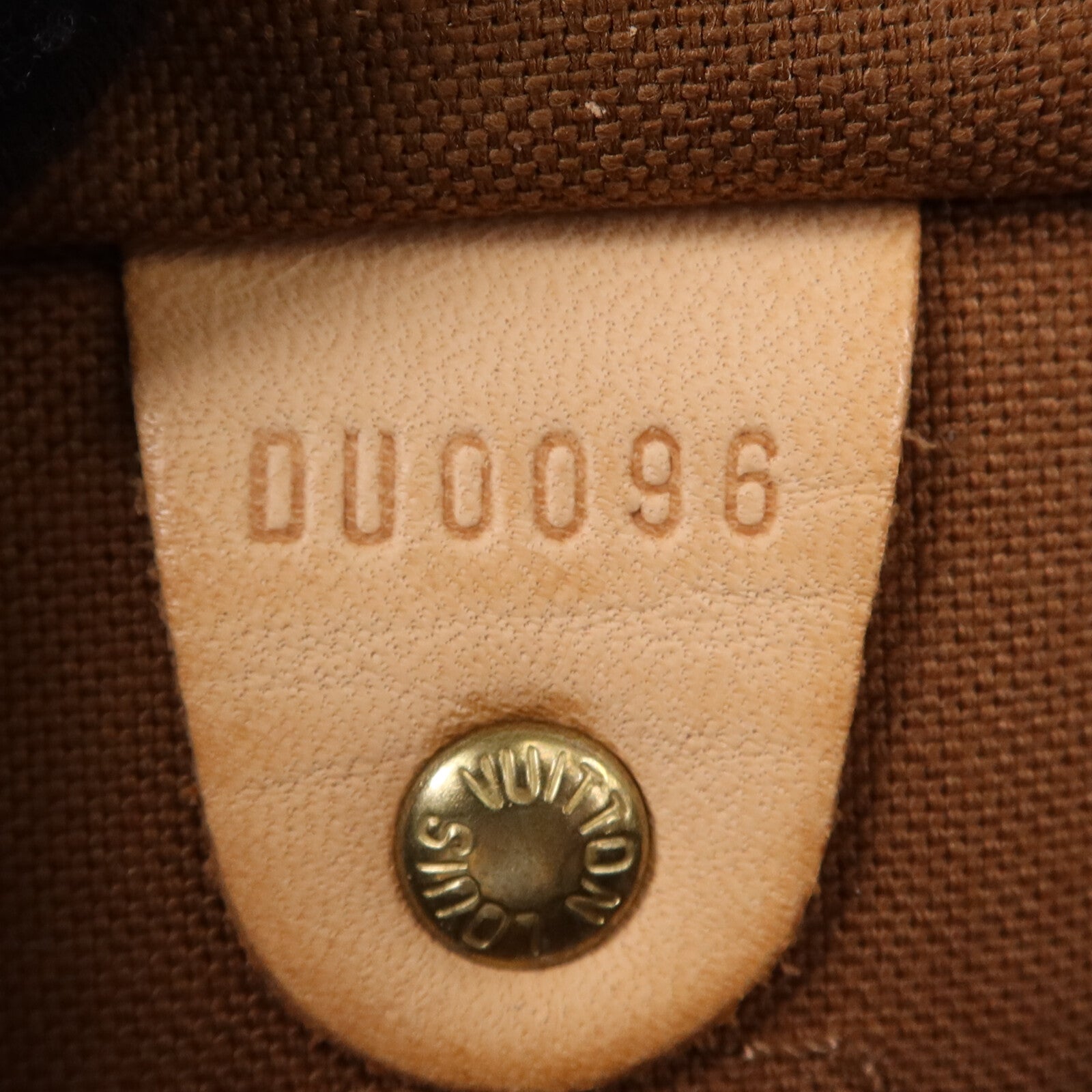 LOUIS VUITTON Monogram Speedy 30金扣手挽袋