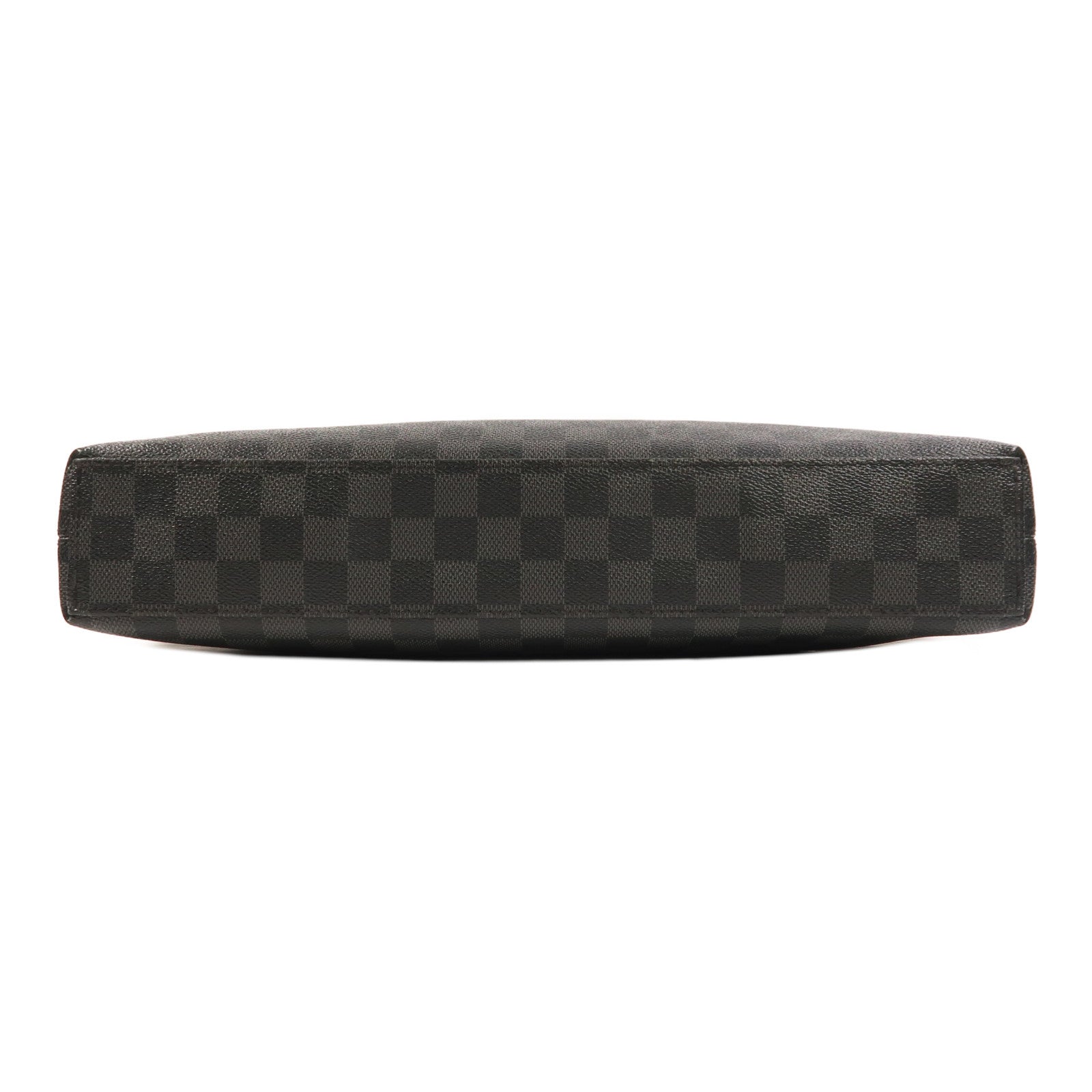 LOUIS VUITTON Damier Graphite Porte Document Jour Business Bag銀扣手挽袋