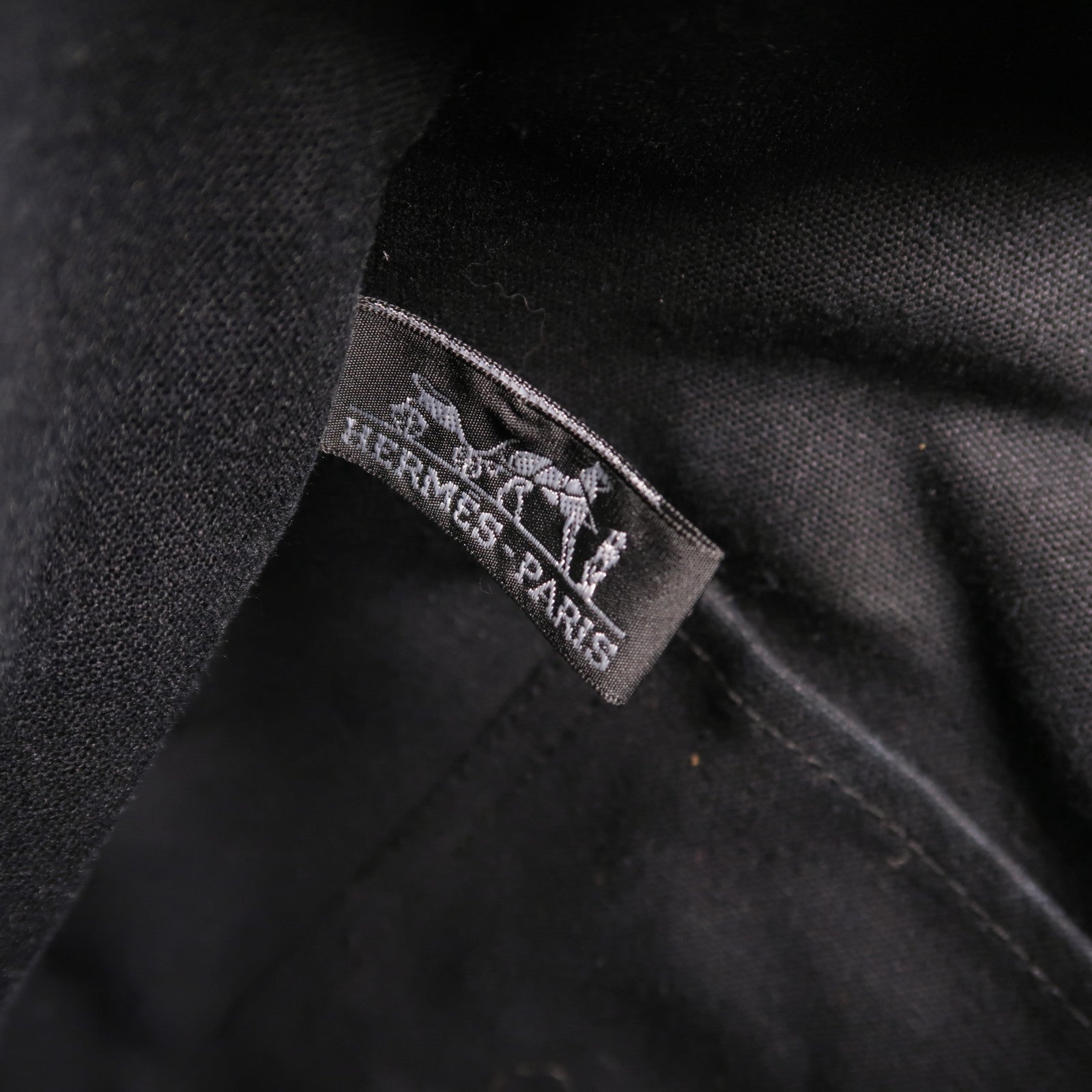 HERMES 帆布Fourre Tout Cabas手挽袋Black