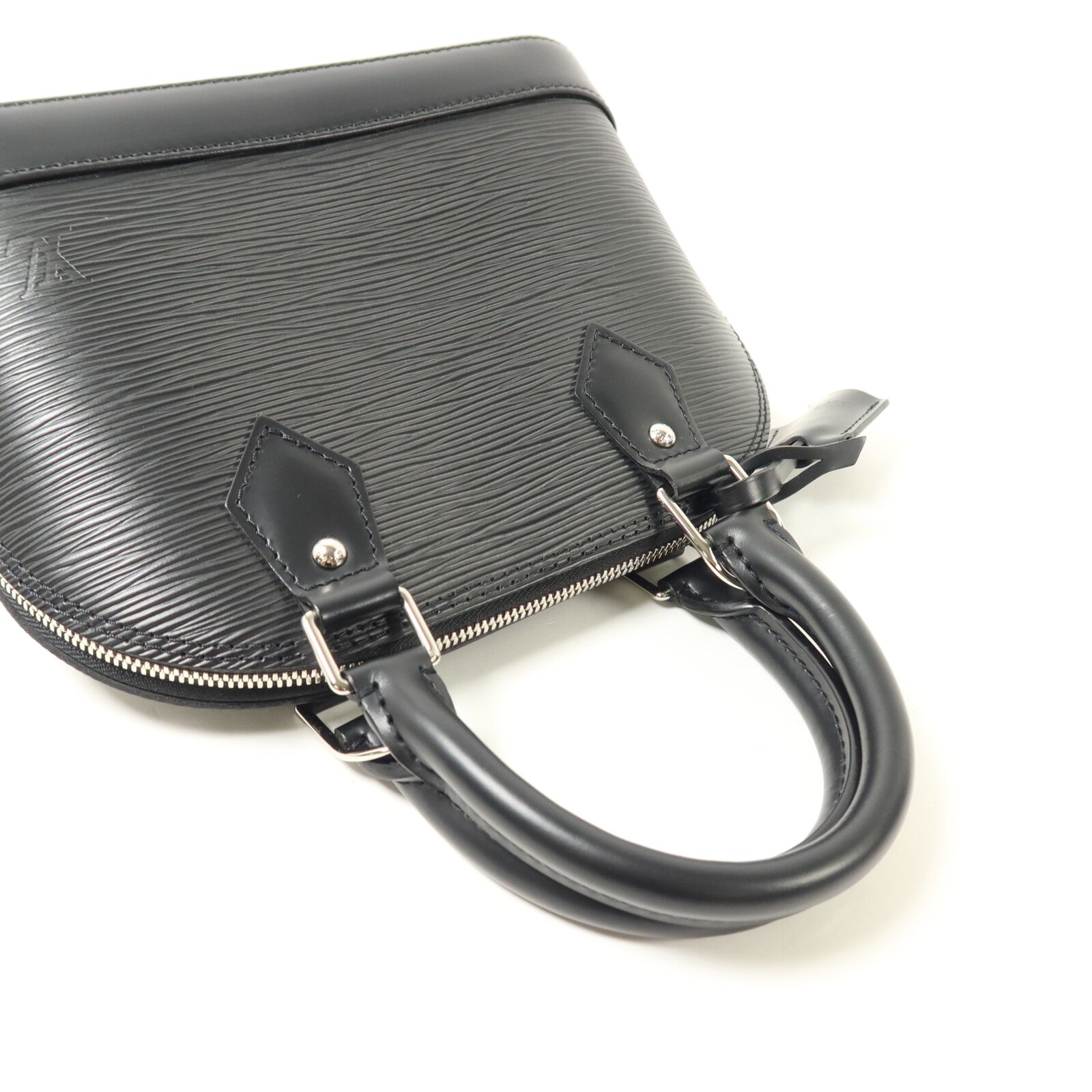 LOUIS VUITTON Epi Alma BB銀扣手挽肩背兩用袋