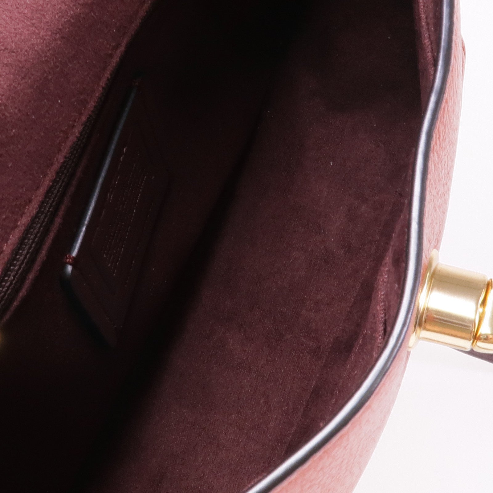 COACH 牛皮皮革2 Way Shoulder金扣手挽肩背兩用袋