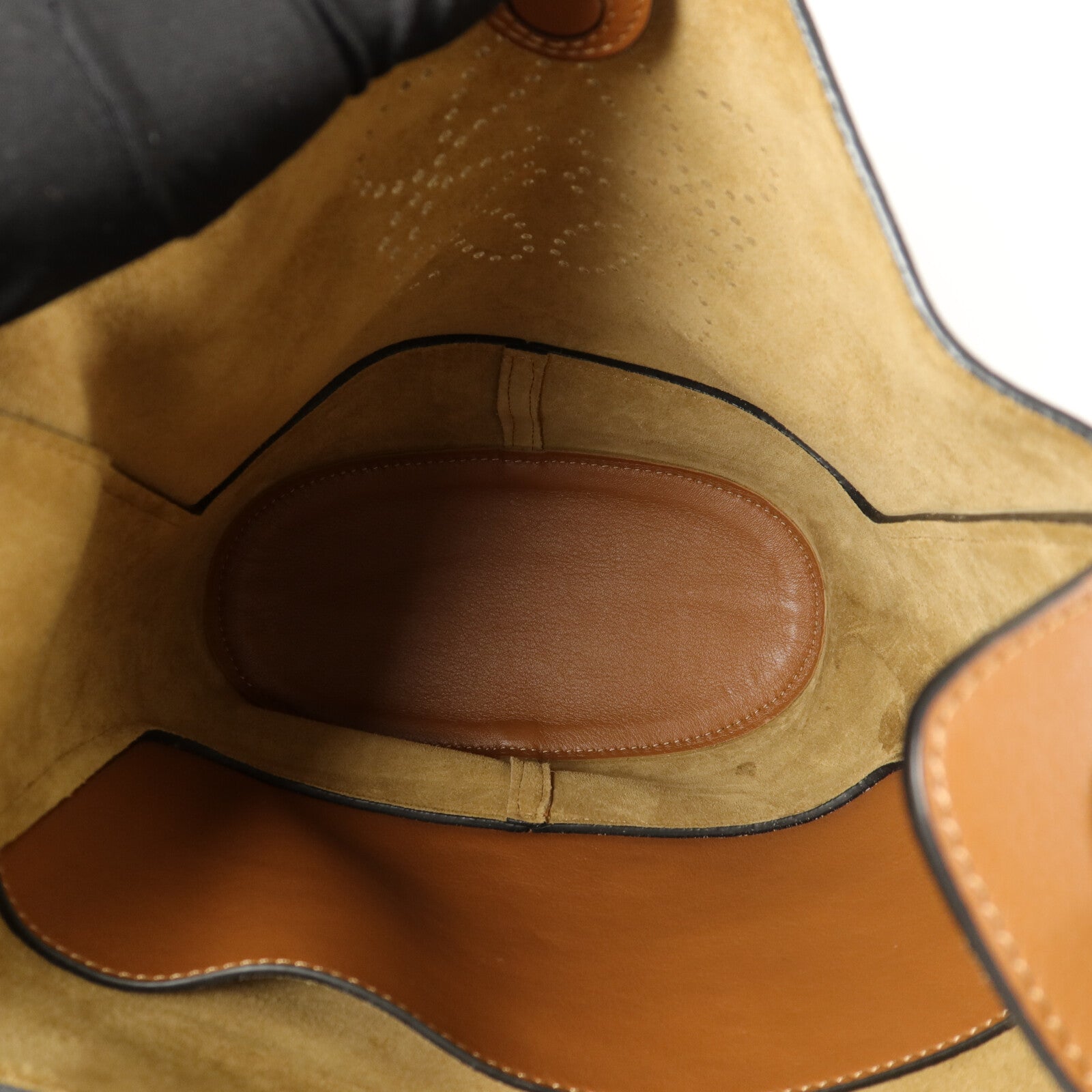 LOEWE 牛皮皮革Hobo Anagram Small肩背袋