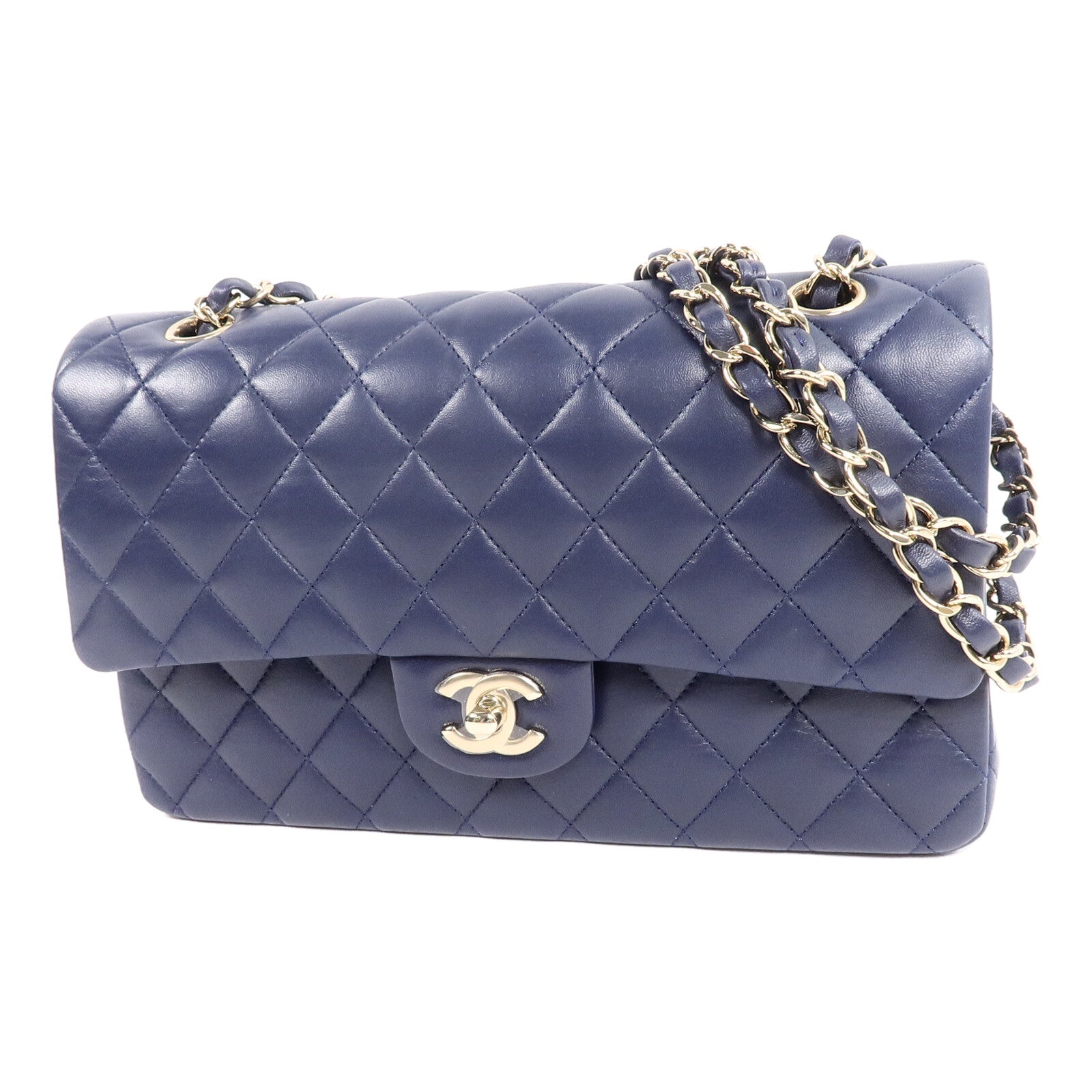 CHANEL 羊皮皮革Classic 25鏈帶手挽肩背兩用袋