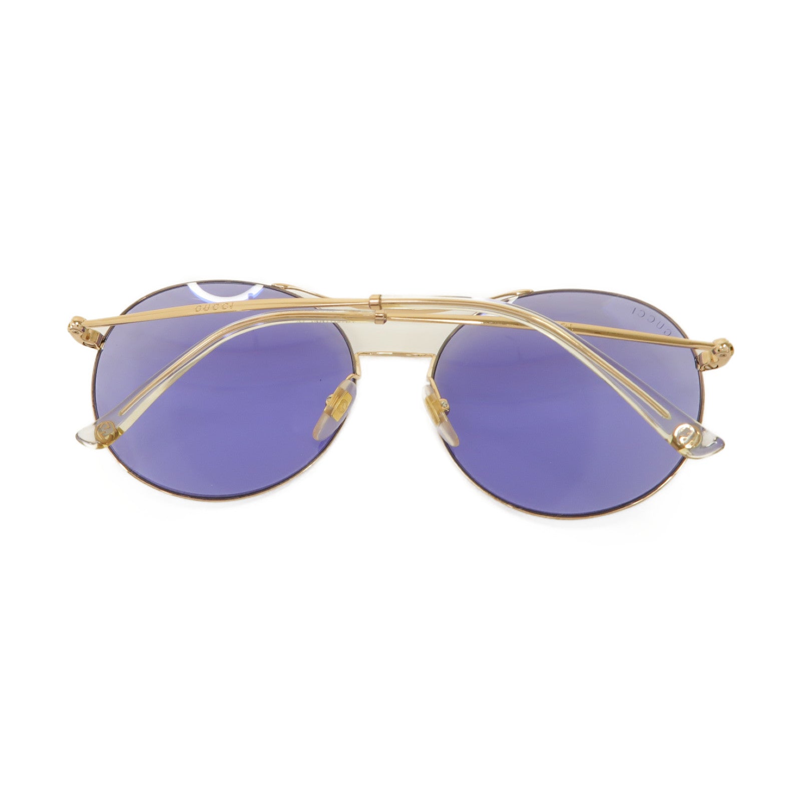 GUCCI 【激減優惠】PVC Sunglasses太陽眼鏡藍色/金色