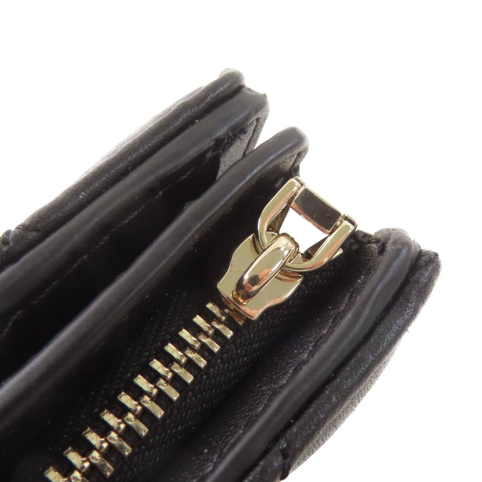 Kate Spade 牛皮皮革Short Wallet金扣短錢包黑色