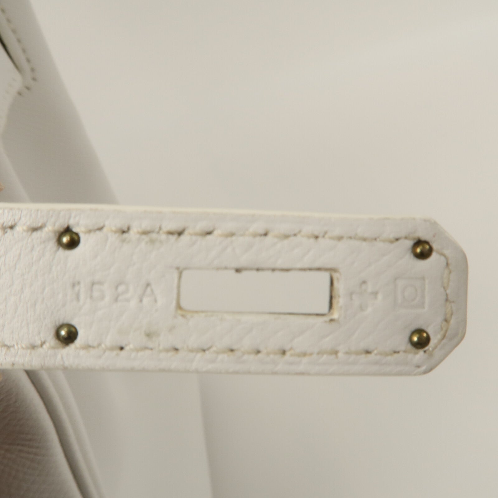 HERMES Epsom皮革Birkin 30手挽袋Blanc