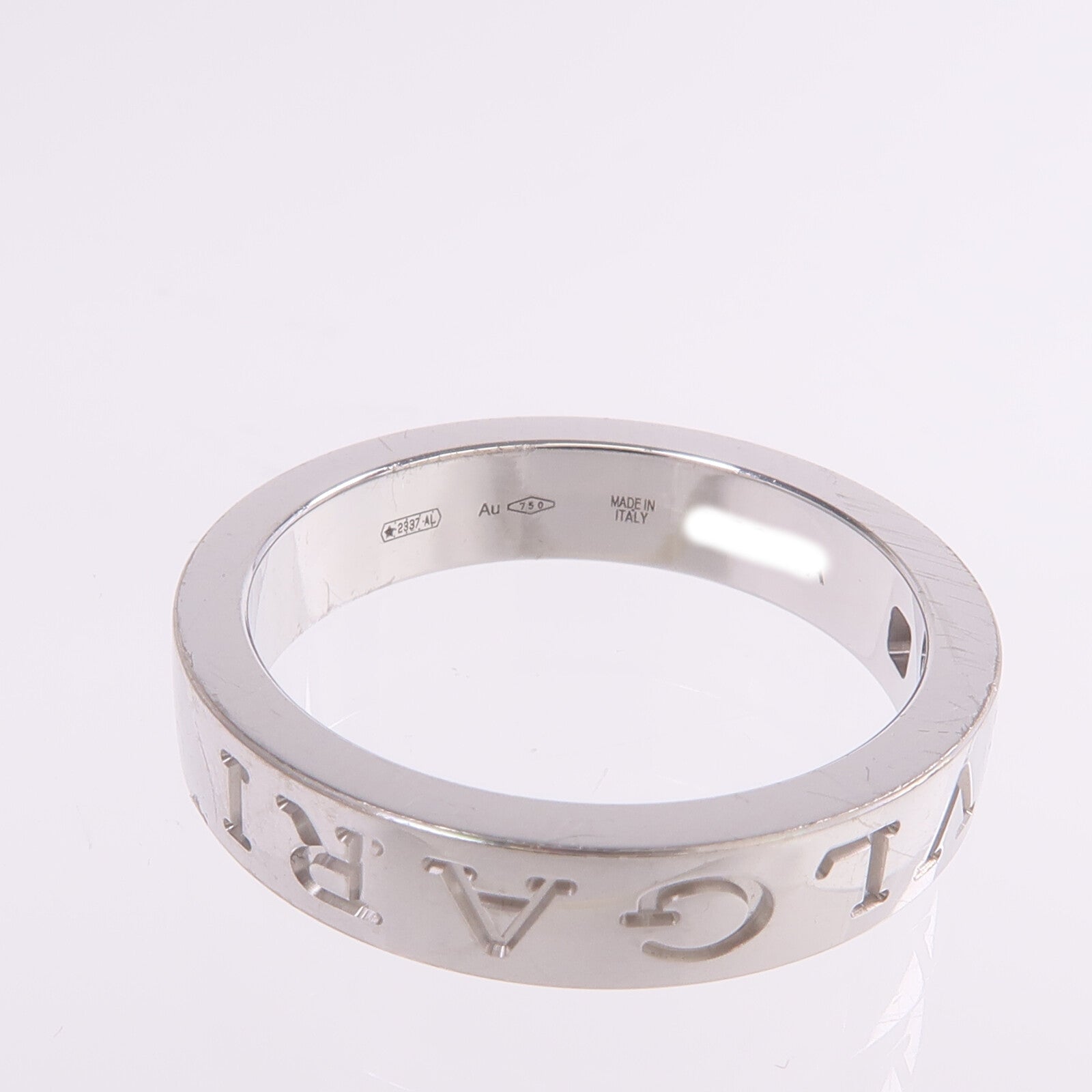 BVLGARI 18K白金B.zero1 Ring鑽石戒指US#7