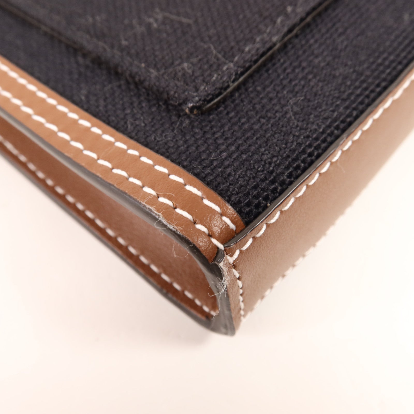 BURBERRY 帆布Shoulder Bag銀扣手挽肩背兩用袋