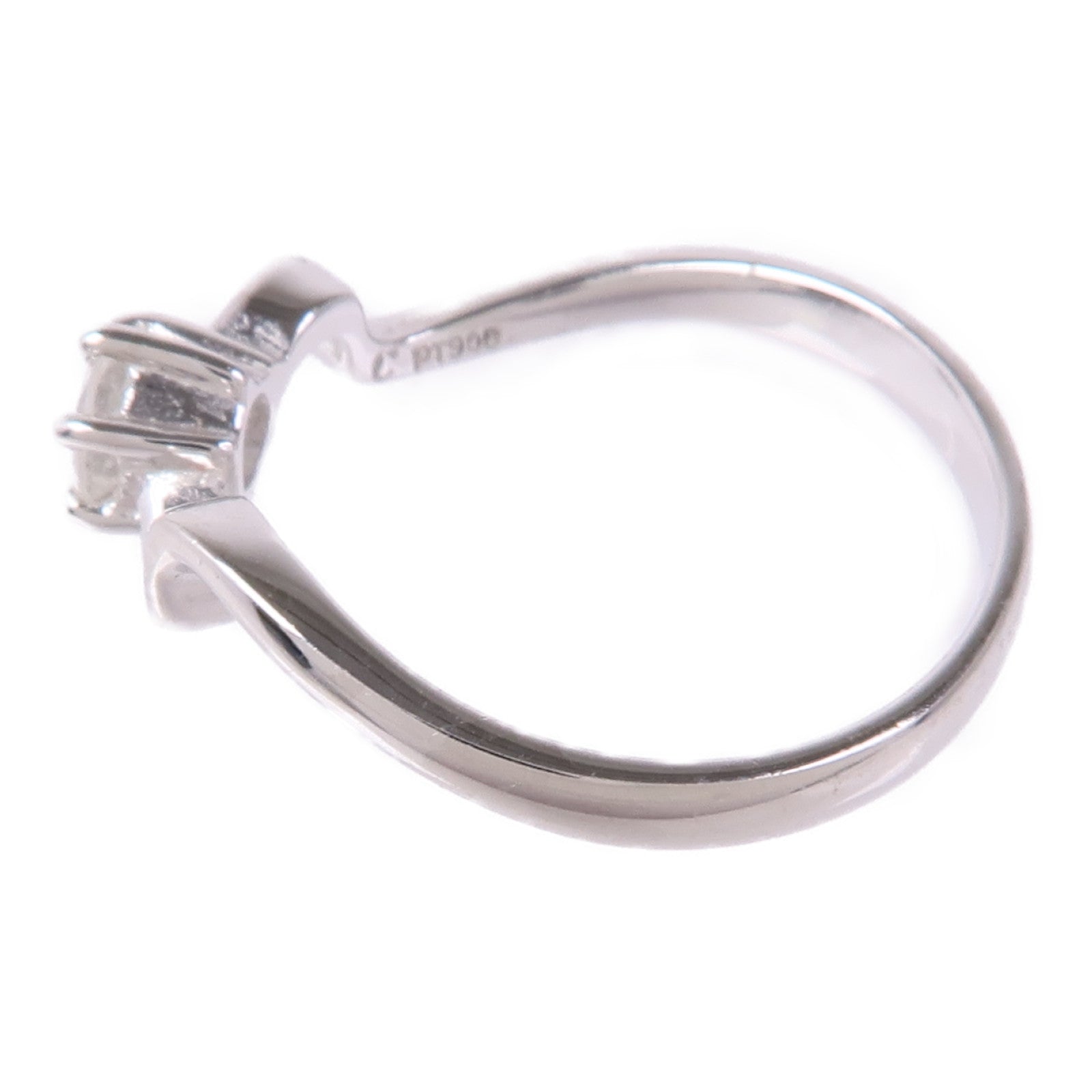 JEWELRY 【激減優惠】PT900鉑金Diamond Ring鑽石戒指US#6