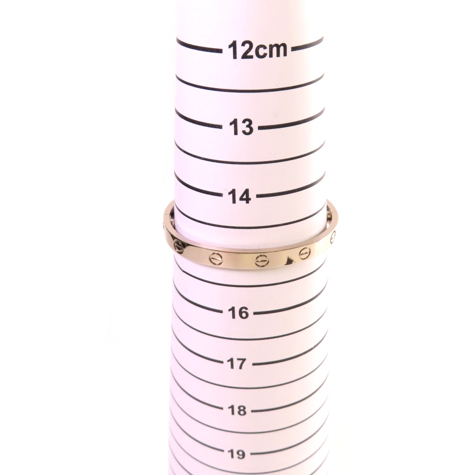 CARTIER 【激減優惠】18K白金Love Bracelet手鐲#16