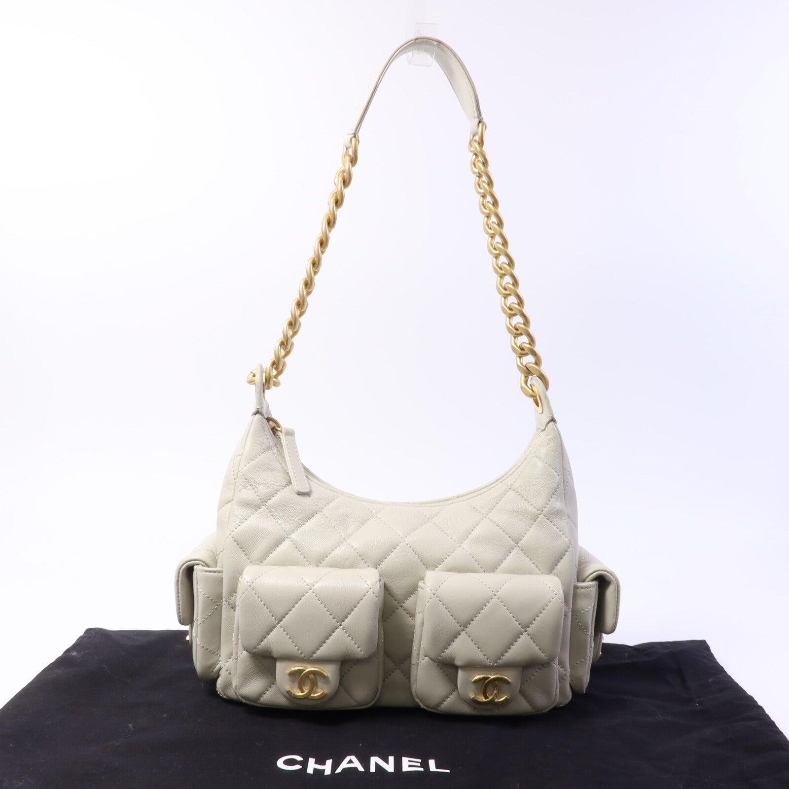 CHANEL 牛皮皮革Chanel 25 Small肩背袋