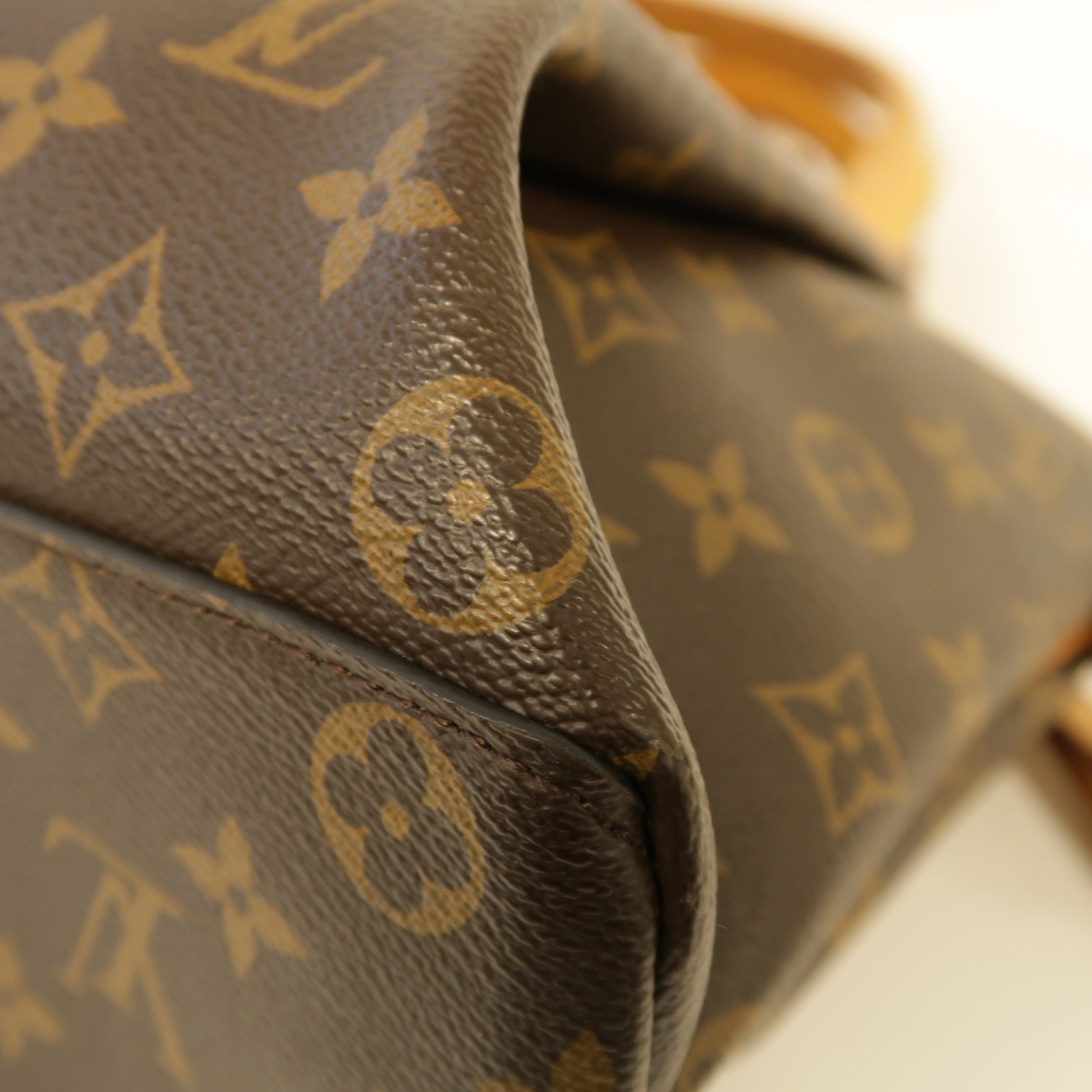 LOUIS VUITTON 【激減優惠】Monogram Rivoli MM金扣手挽肩背兩用袋棕色