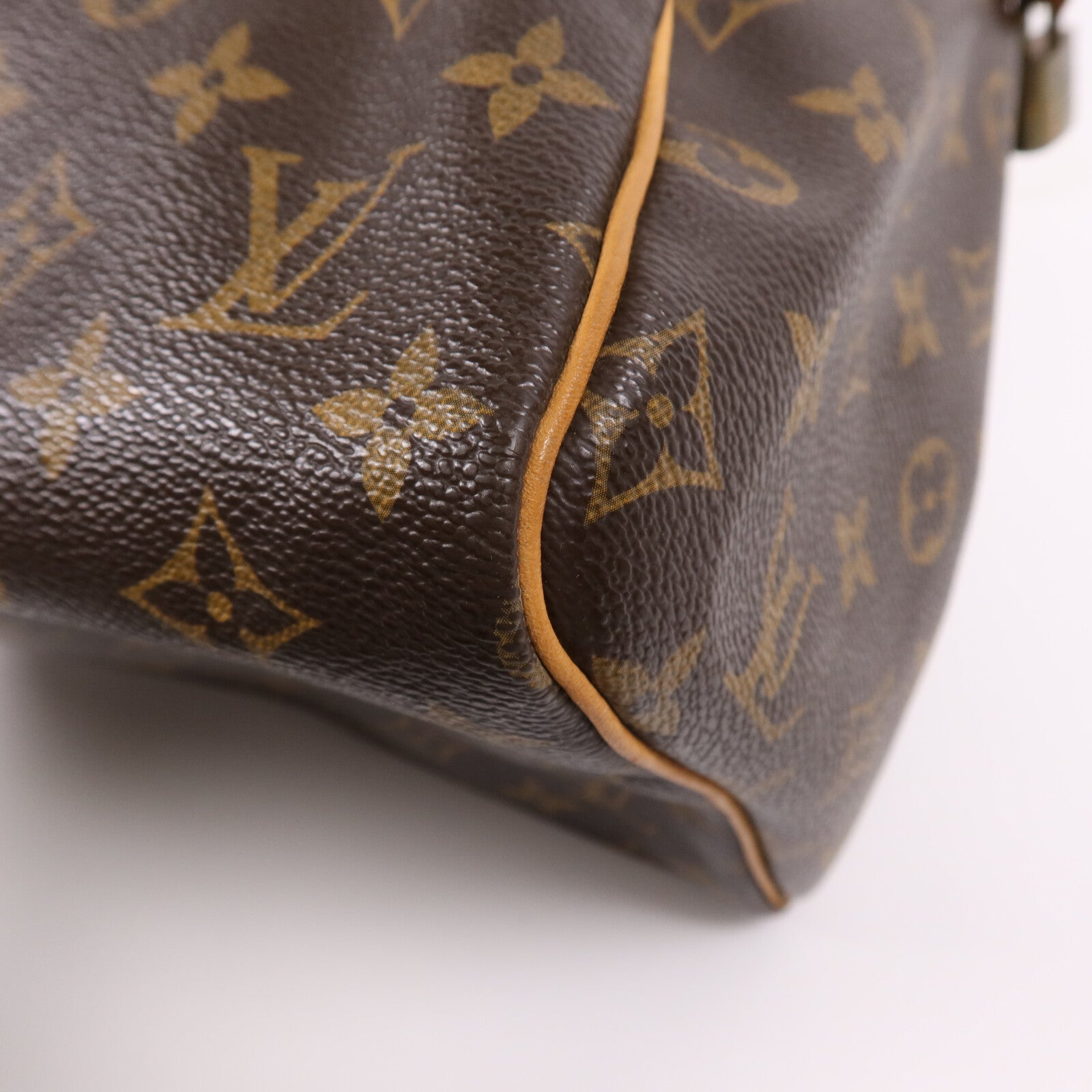 LOUIS VUITTON Monogram Speedy 30金扣手挽袋