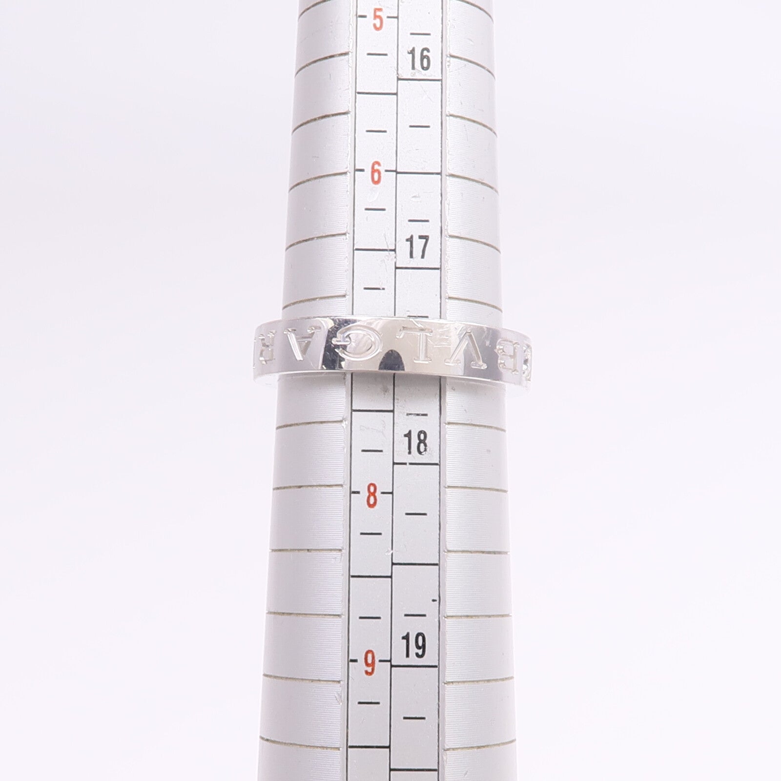 BVLGARI 18K白金B.zero1 Ring鑽石戒指US#7