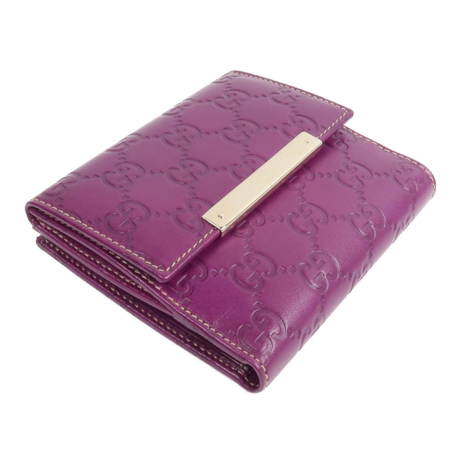 GUCCI 牛皮皮革Fold Wallet錢包