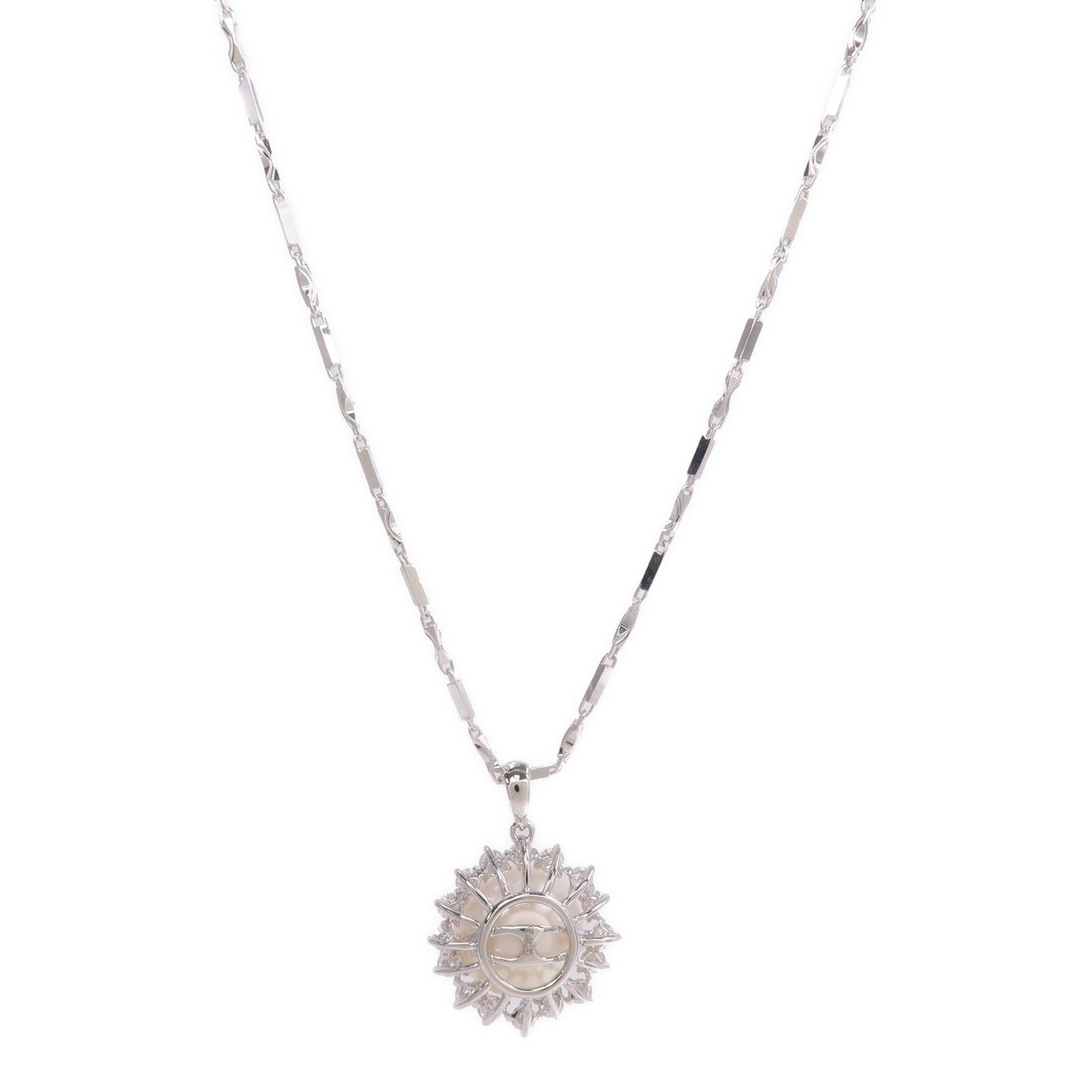 JEWELRY 18K白金Pearl Diamond Necklace珍珠/鑽石項鍊
