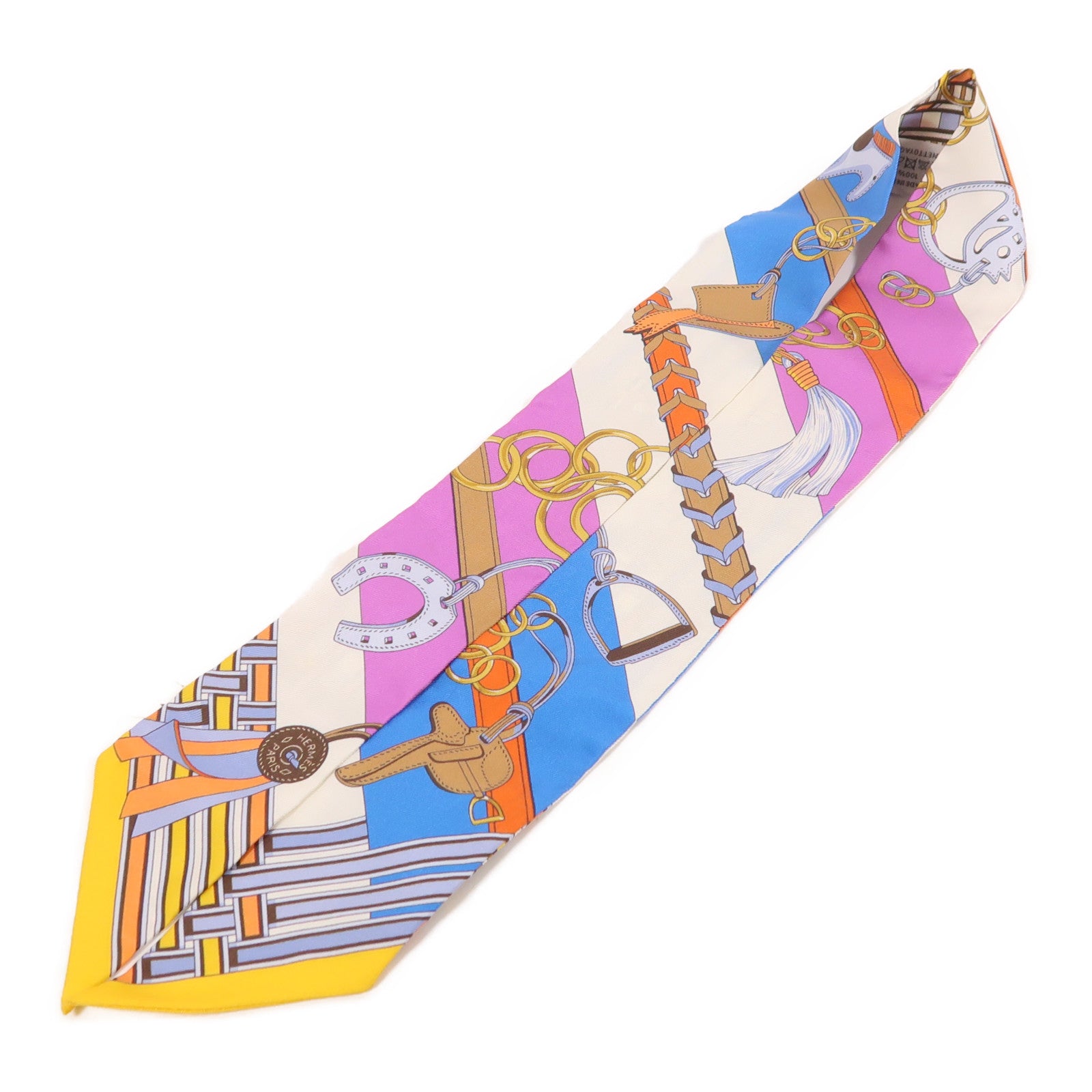 HERMES 絲質Twilly絲巾