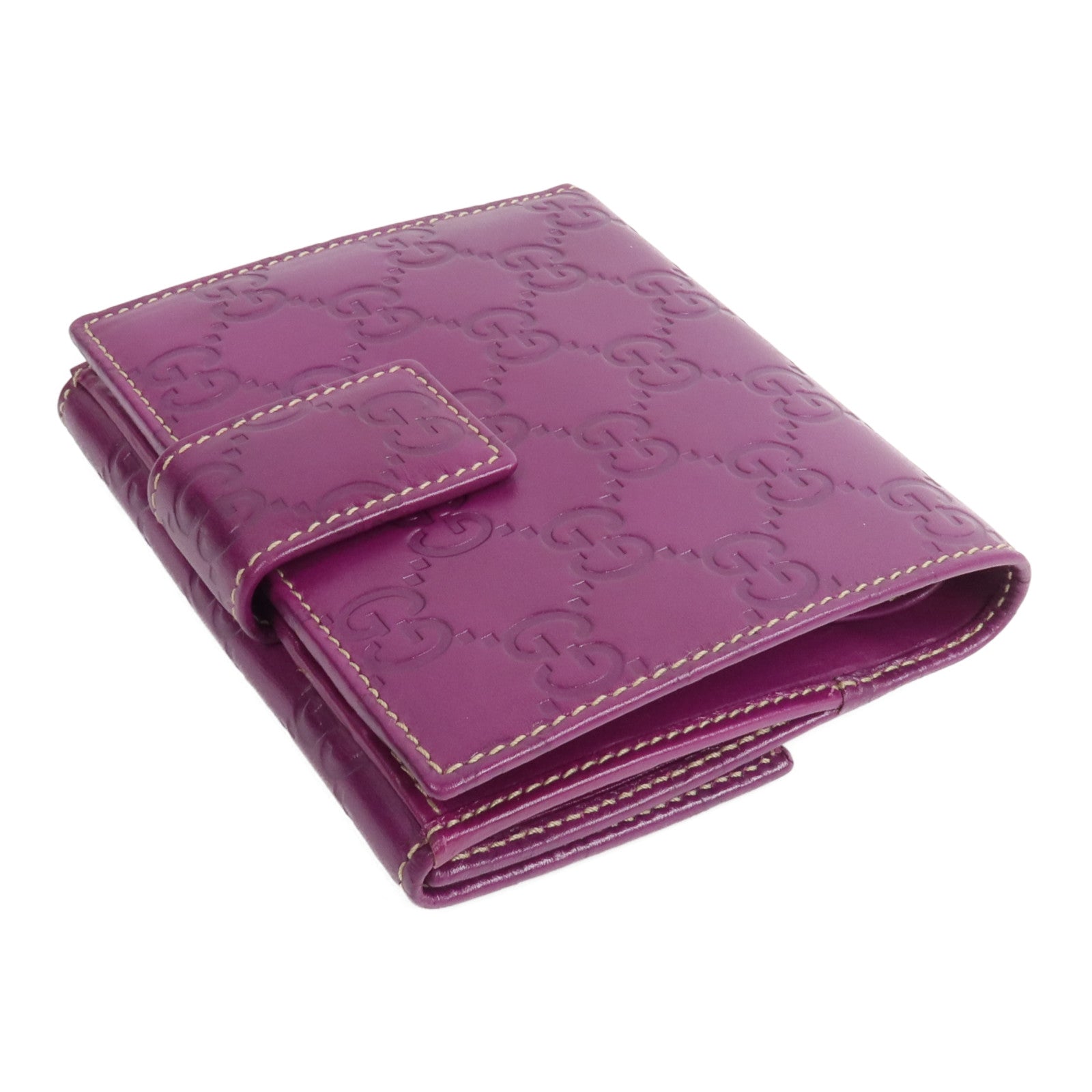 GUCCI 牛皮皮革Fold Wallet錢包