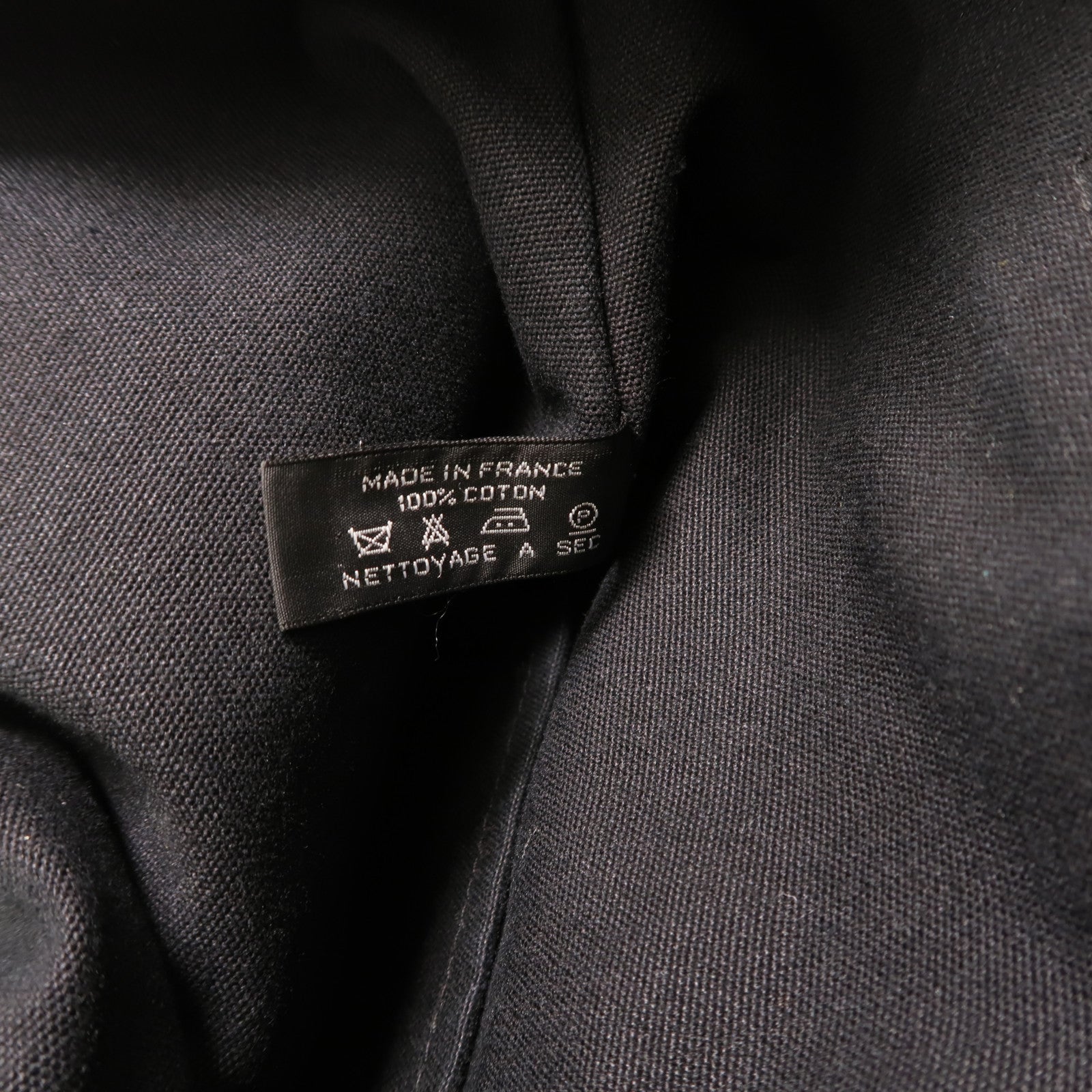 HERMES 帆布Fourre Tout Cabas手挽袋Black