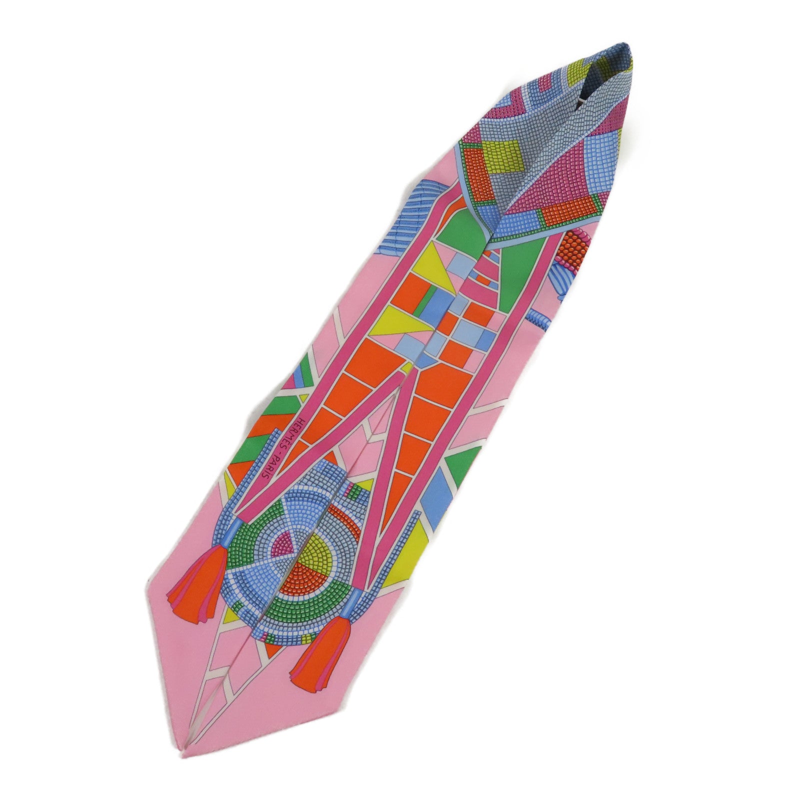 HERMES 絲質Twilly絲巾