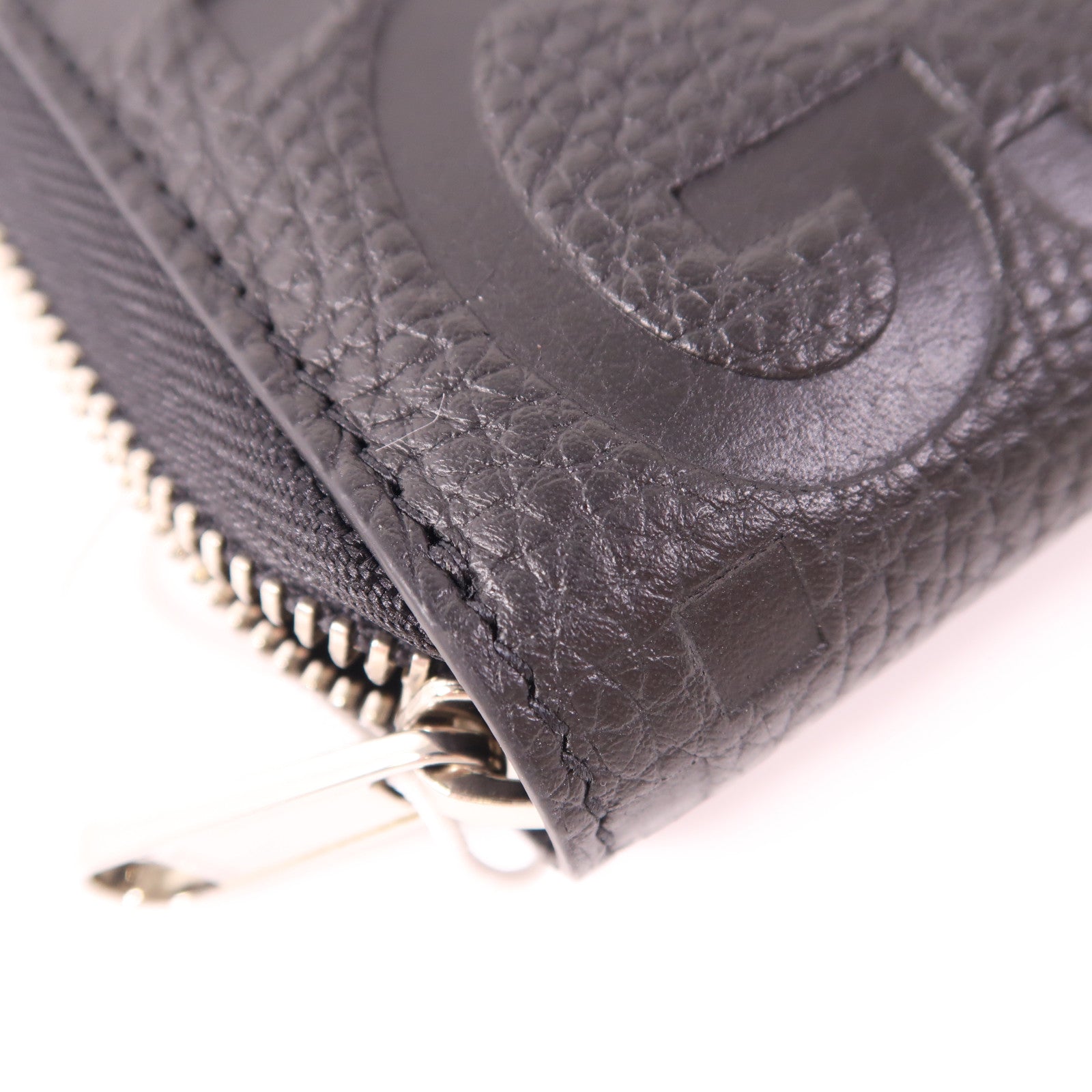 GUCCI 皮革Long Wallet銀扣長錢包