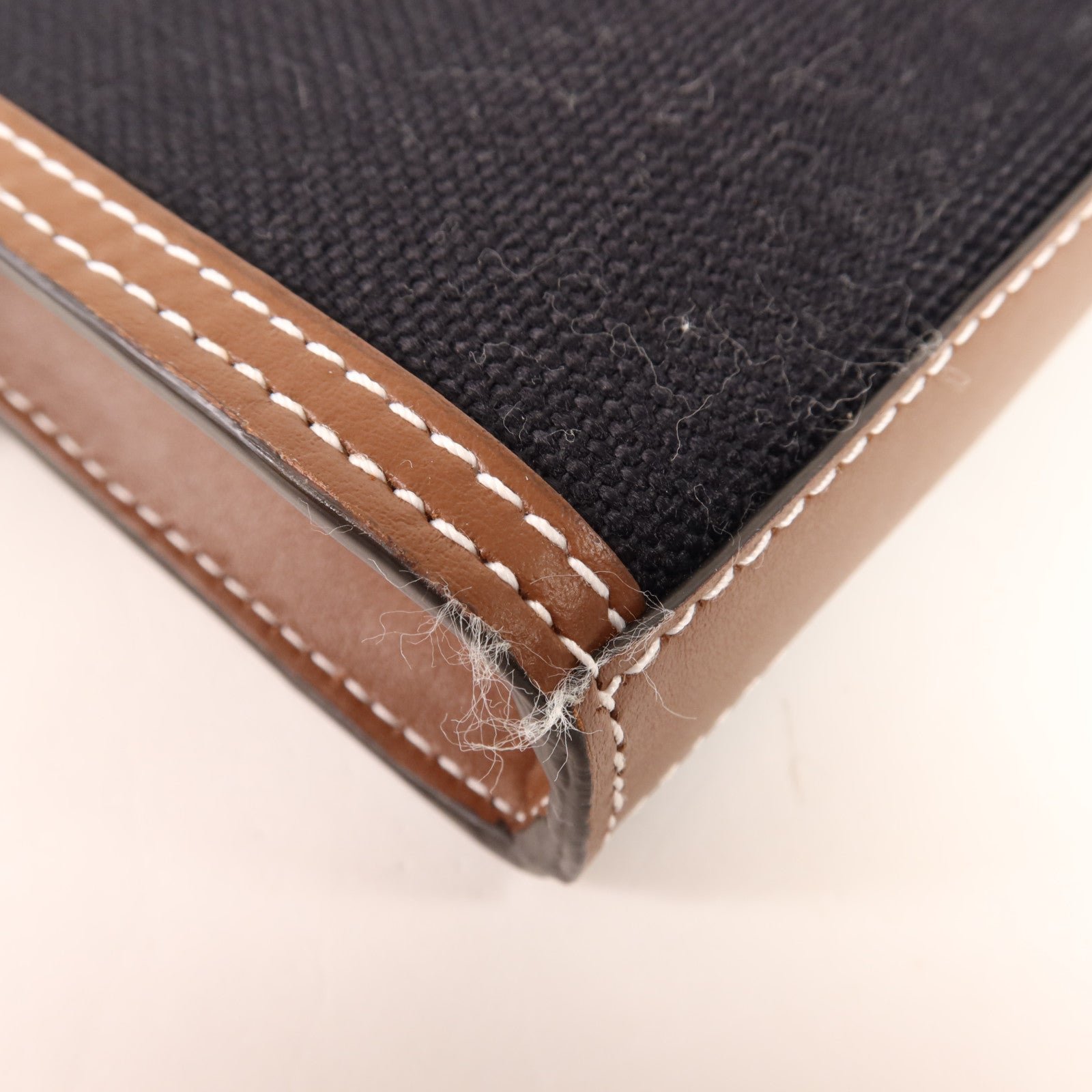 BURBERRY 帆布Shoulder Bag銀扣手挽肩背兩用袋