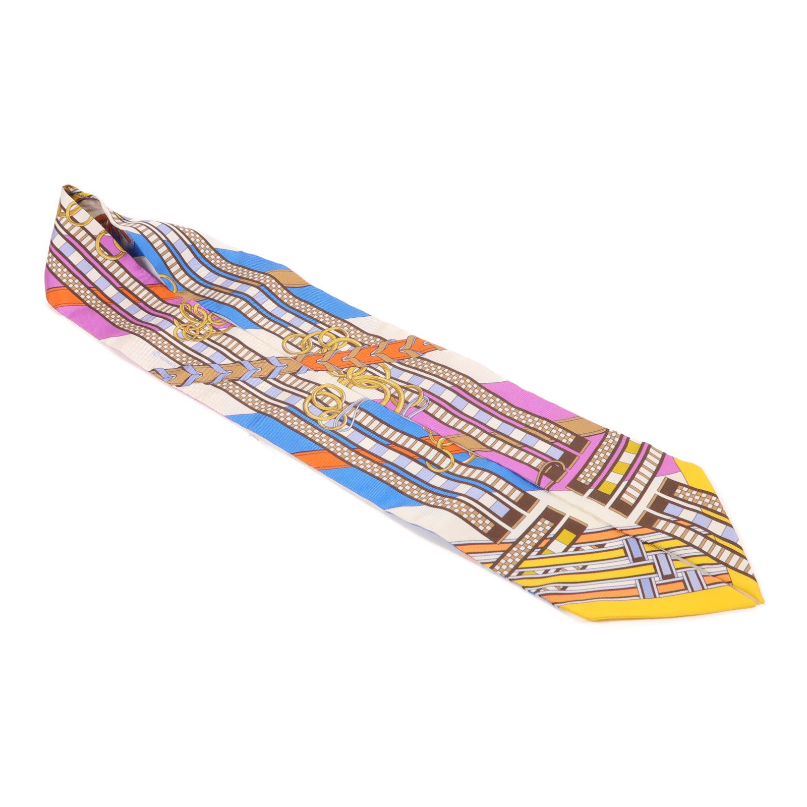 HERMES 絲質Twilly絲巾