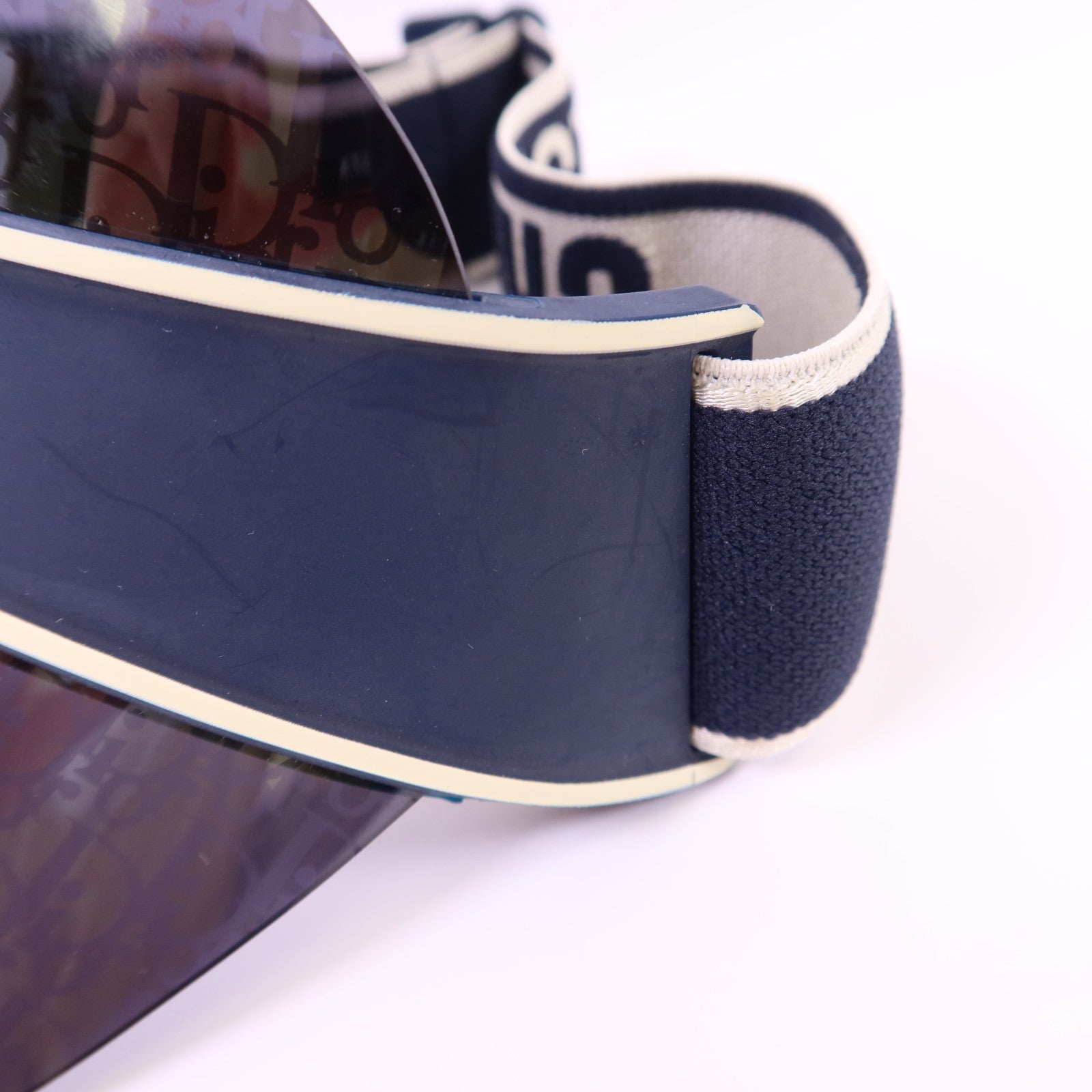 Dior PVC Blue Dior Oblique Visor Hat帽子