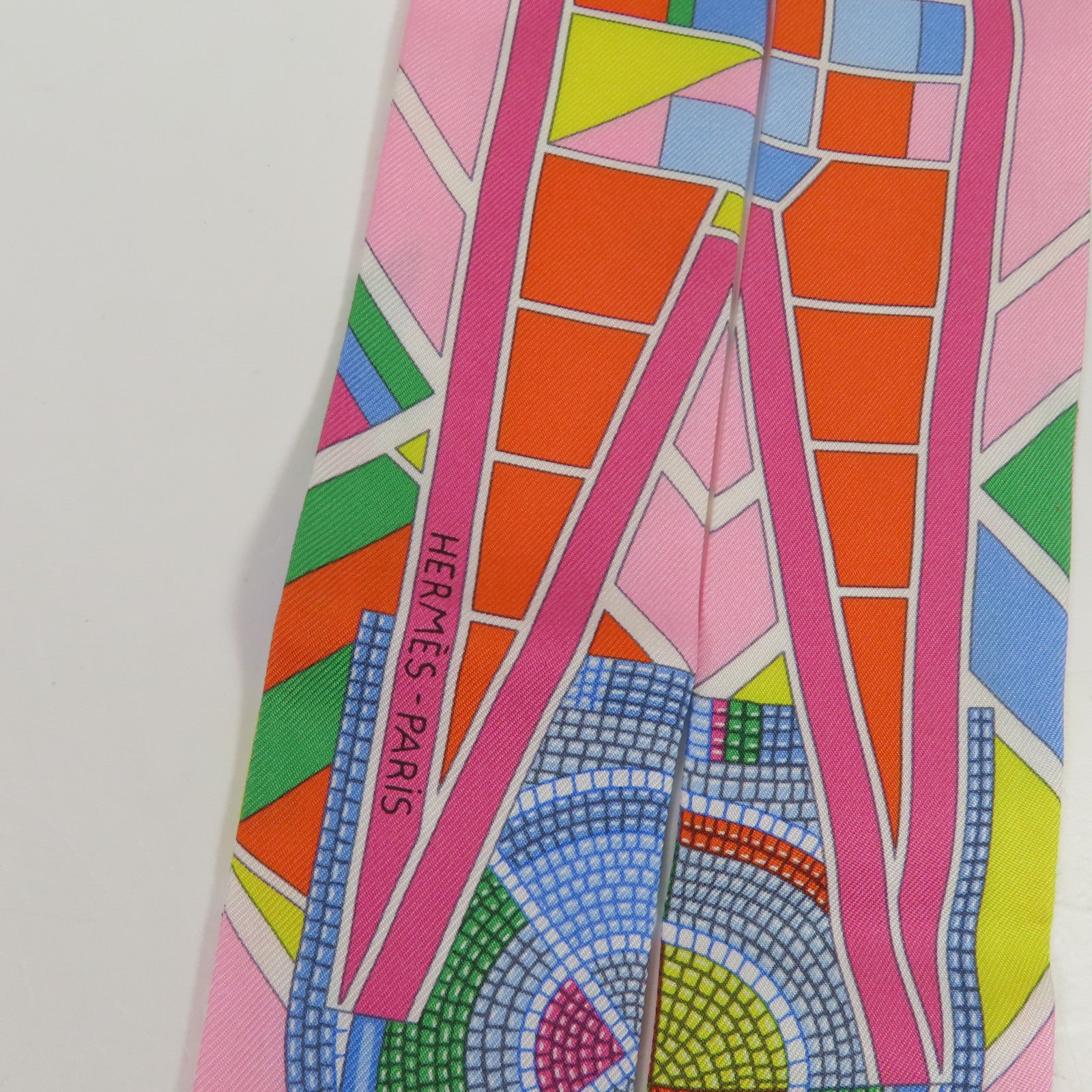 HERMES 絲質Twilly絲巾