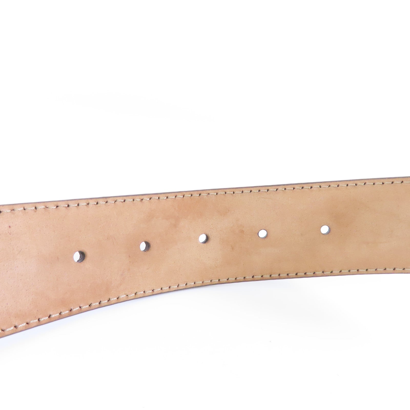 GUCCI 牛皮皮革Belt金扣皮帶黑色
