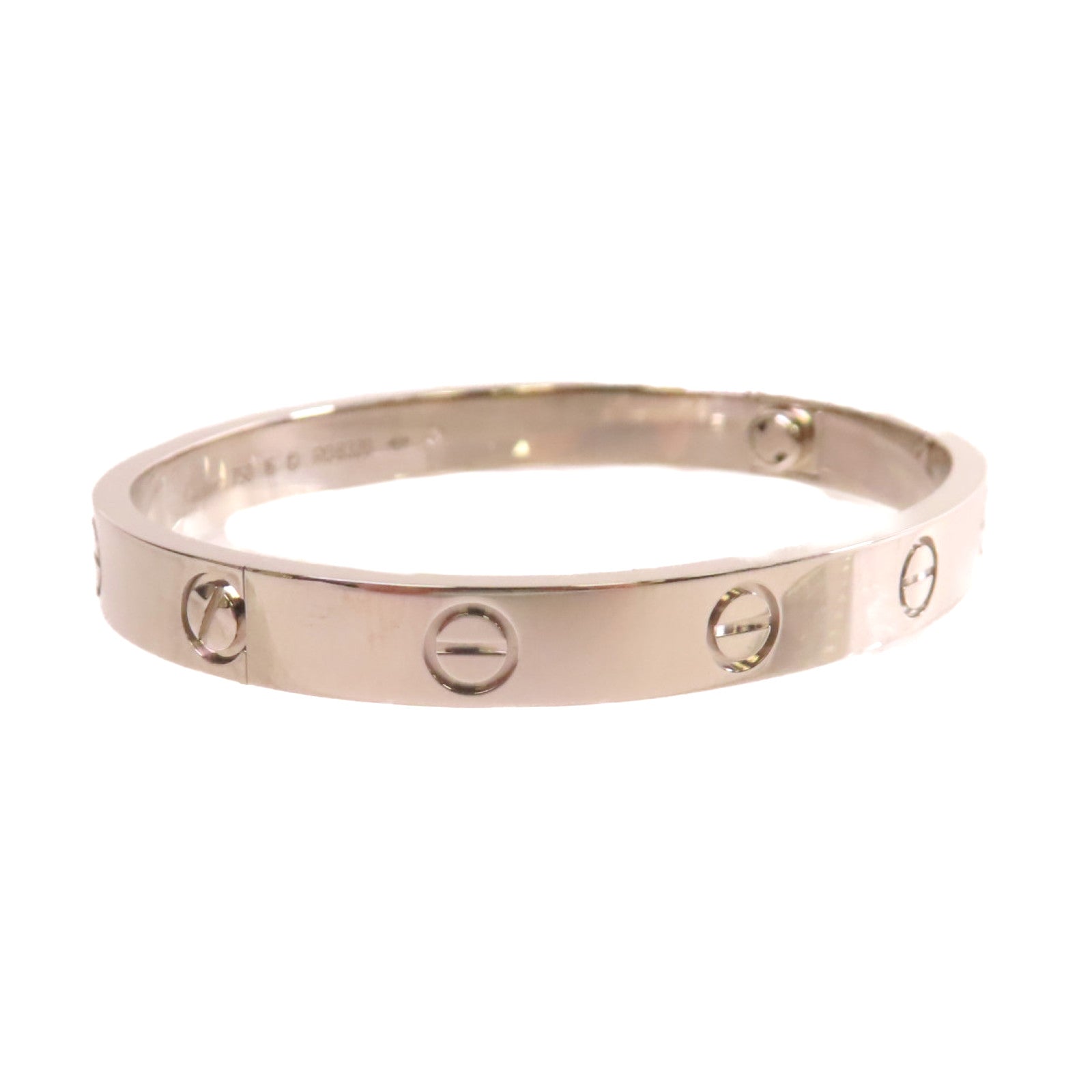 CARTIER 【激減優惠】18K白金Love Bracelet手鐲#16