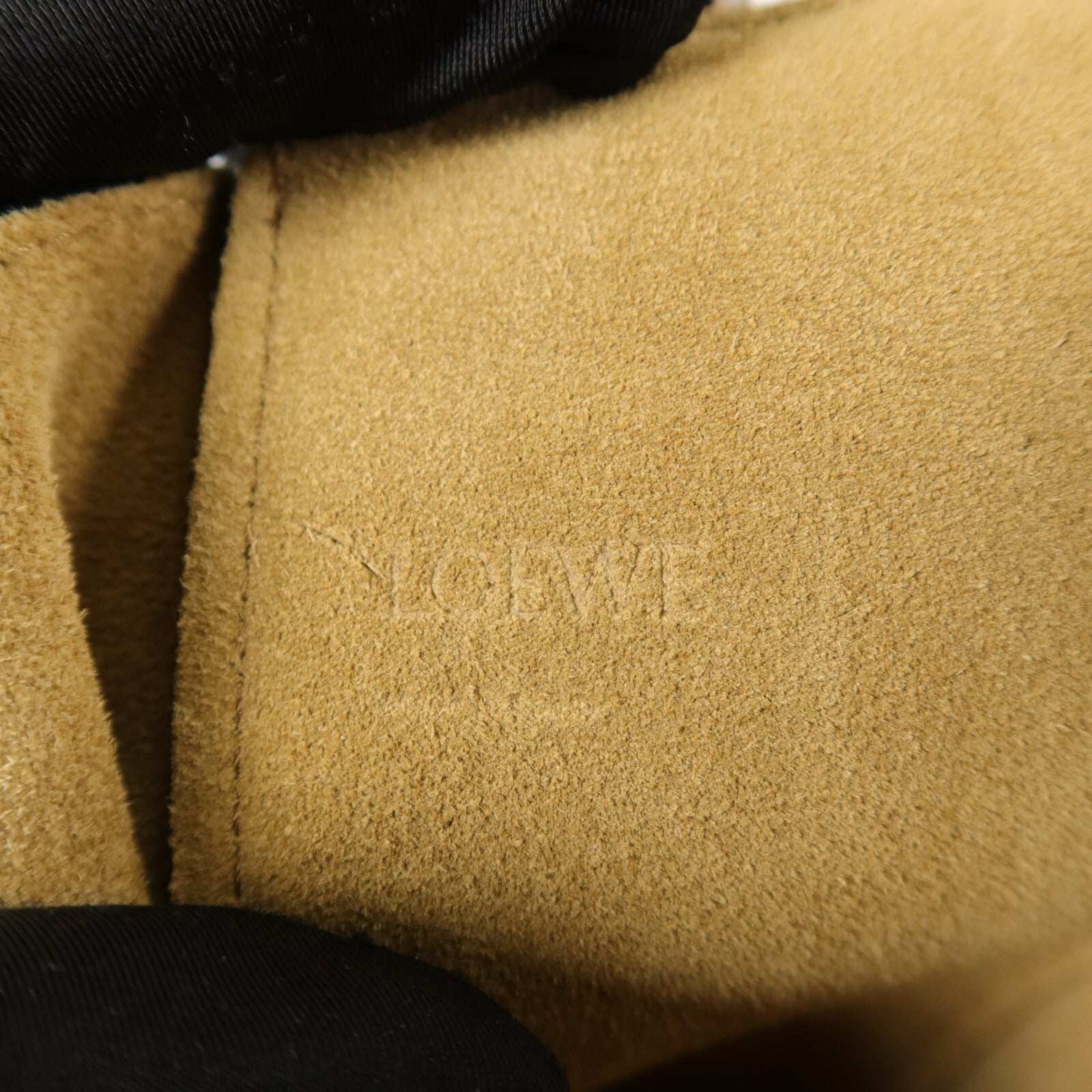 LOEWE 牛皮皮革Hobo Anagram Small肩背袋