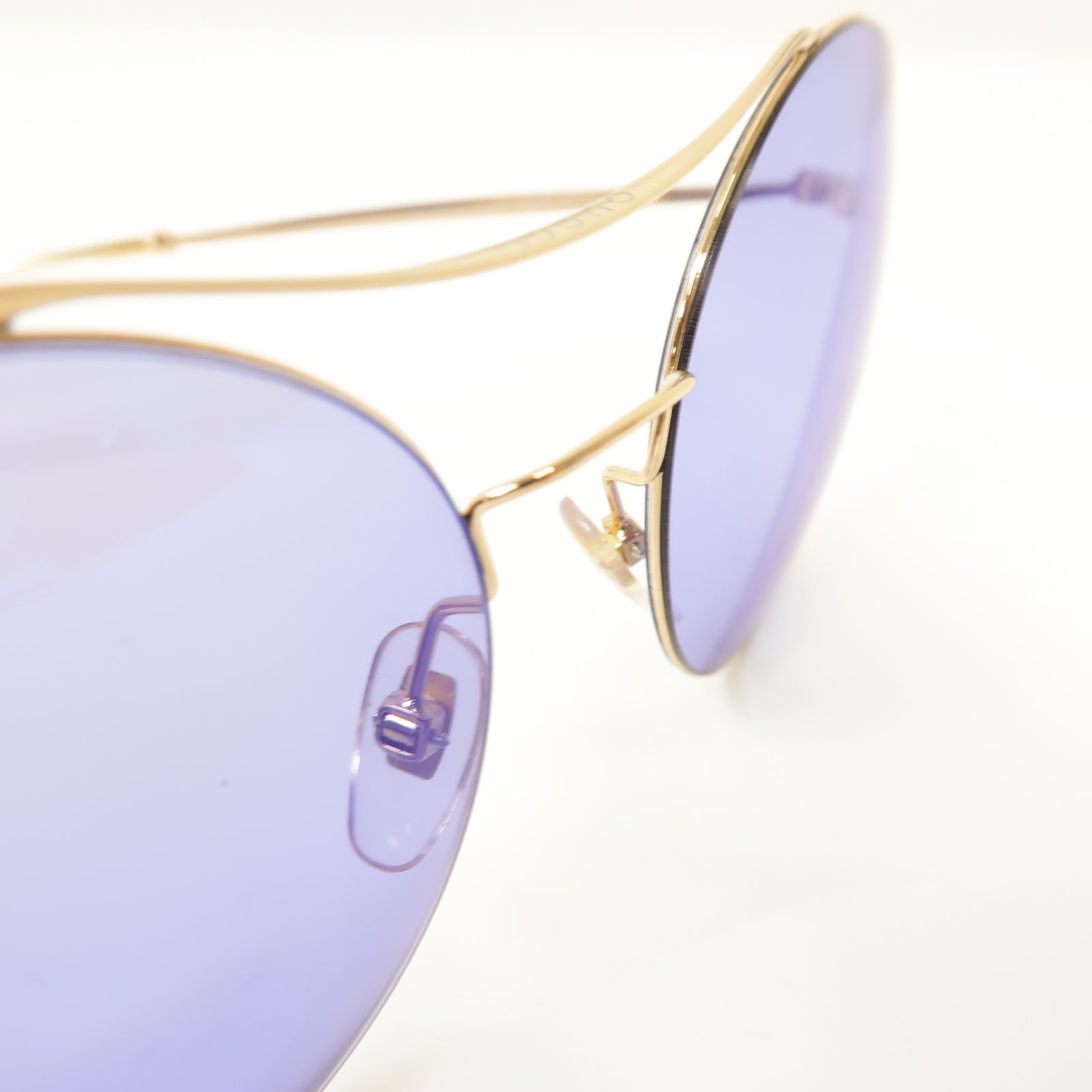 GUCCI 【激減優惠】PVC Sunglasses太陽眼鏡藍色/金色
