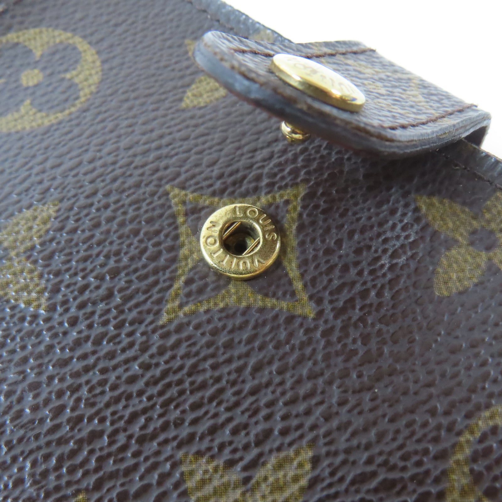 LOUIS VUITTON Monogram Wallet金扣錢包啡色
