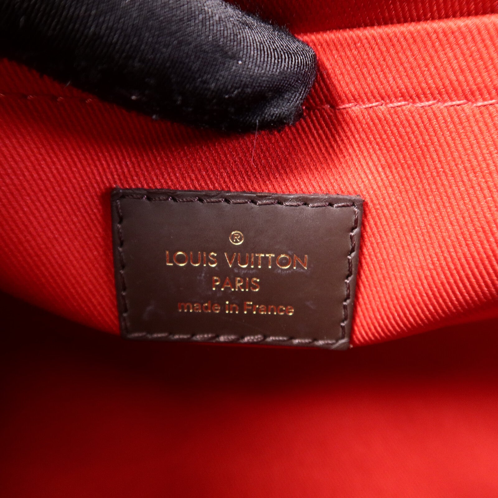 LOUIS VUITTON Damier Croisette手挽肩背兩用袋