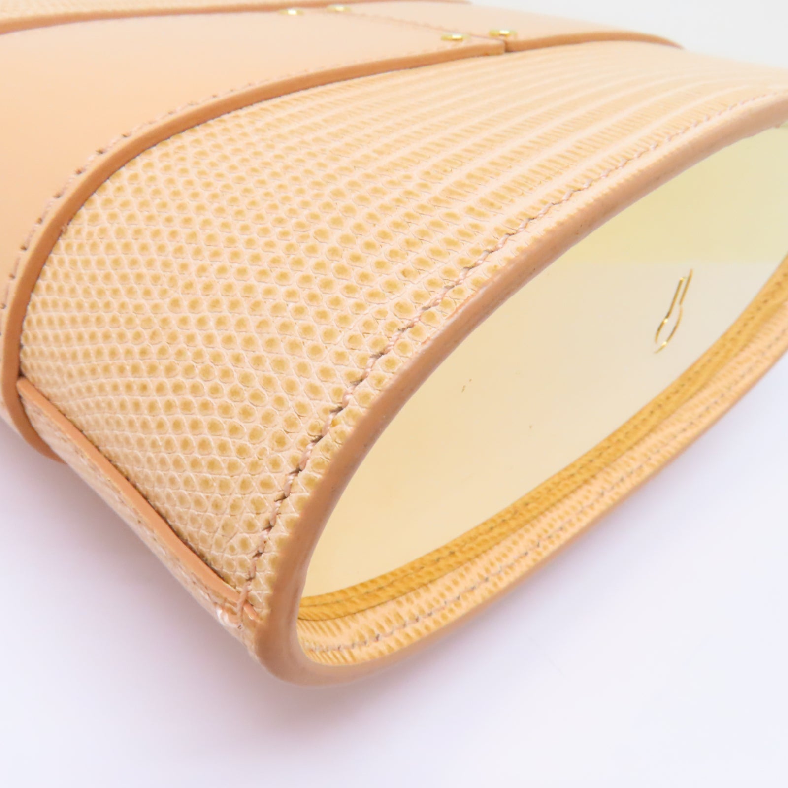 Chloe 【激減優惠】牛皮皮革Aby Lock金扣手挽鍊帶肩背兩用袋米色