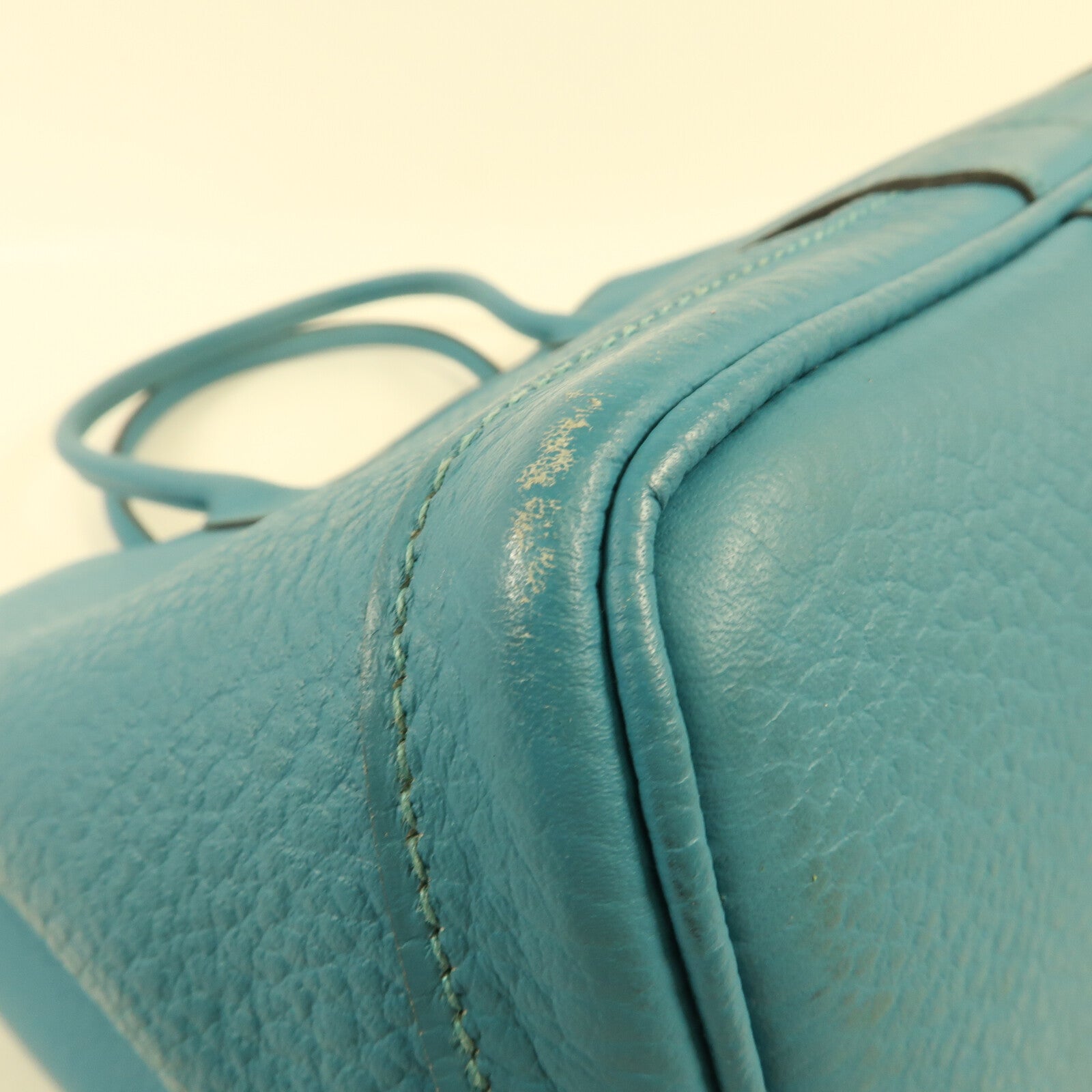 HERMES Country皮革Garden Party PM銀扣肩背袋Zanzibar