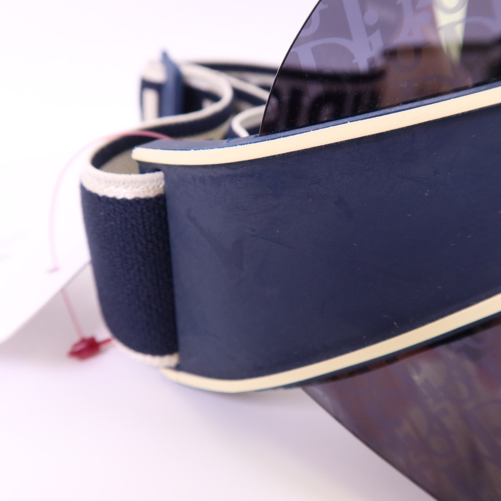 Dior PVC Blue Dior Oblique Visor Hat帽子