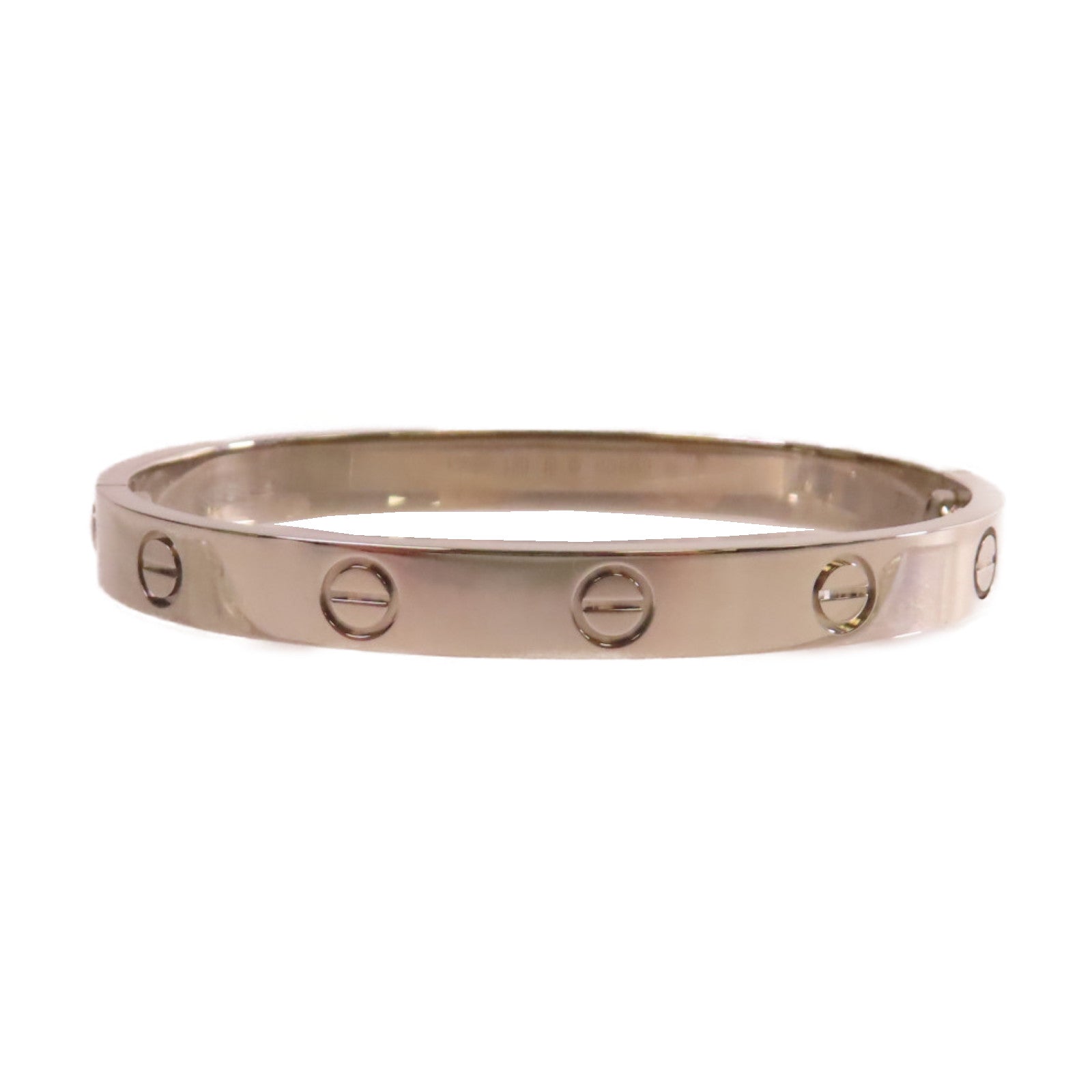 CARTIER 【激減優惠】18K白金Love Bracelet手鐲#16