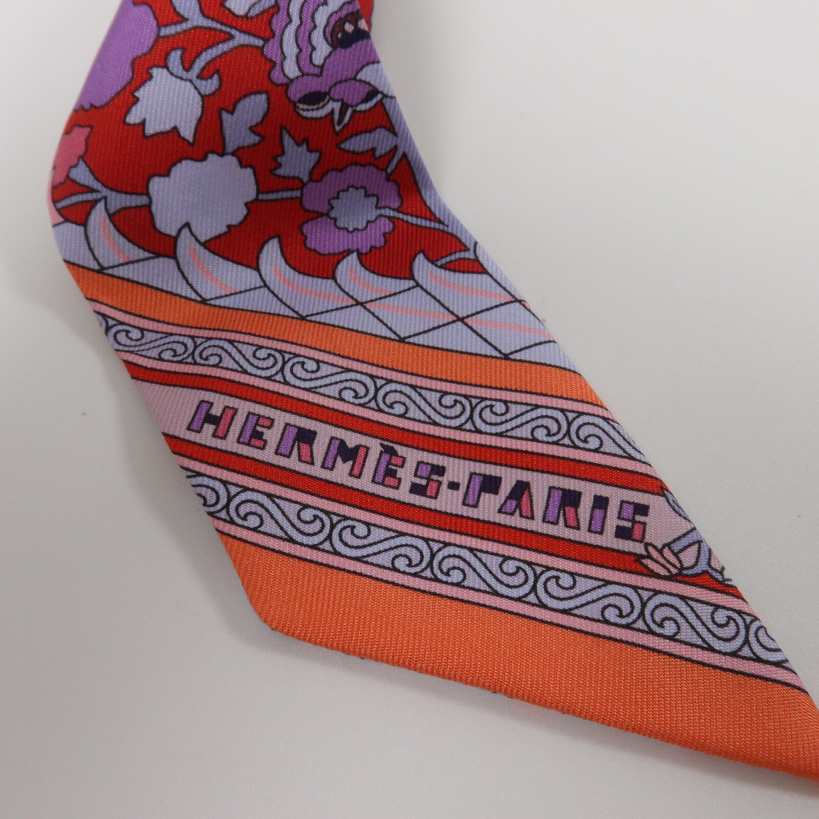 HERMES 絲質Twilly絲巾
