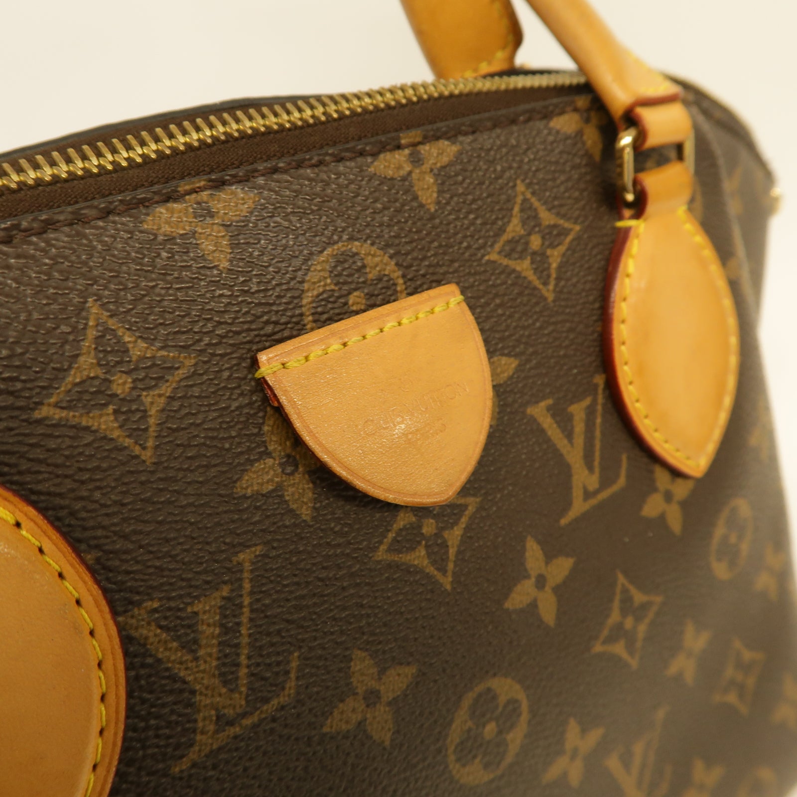 LOUIS VUITTON 【激減優惠】Monogram Rivoli MM金扣手挽肩背兩用袋棕色