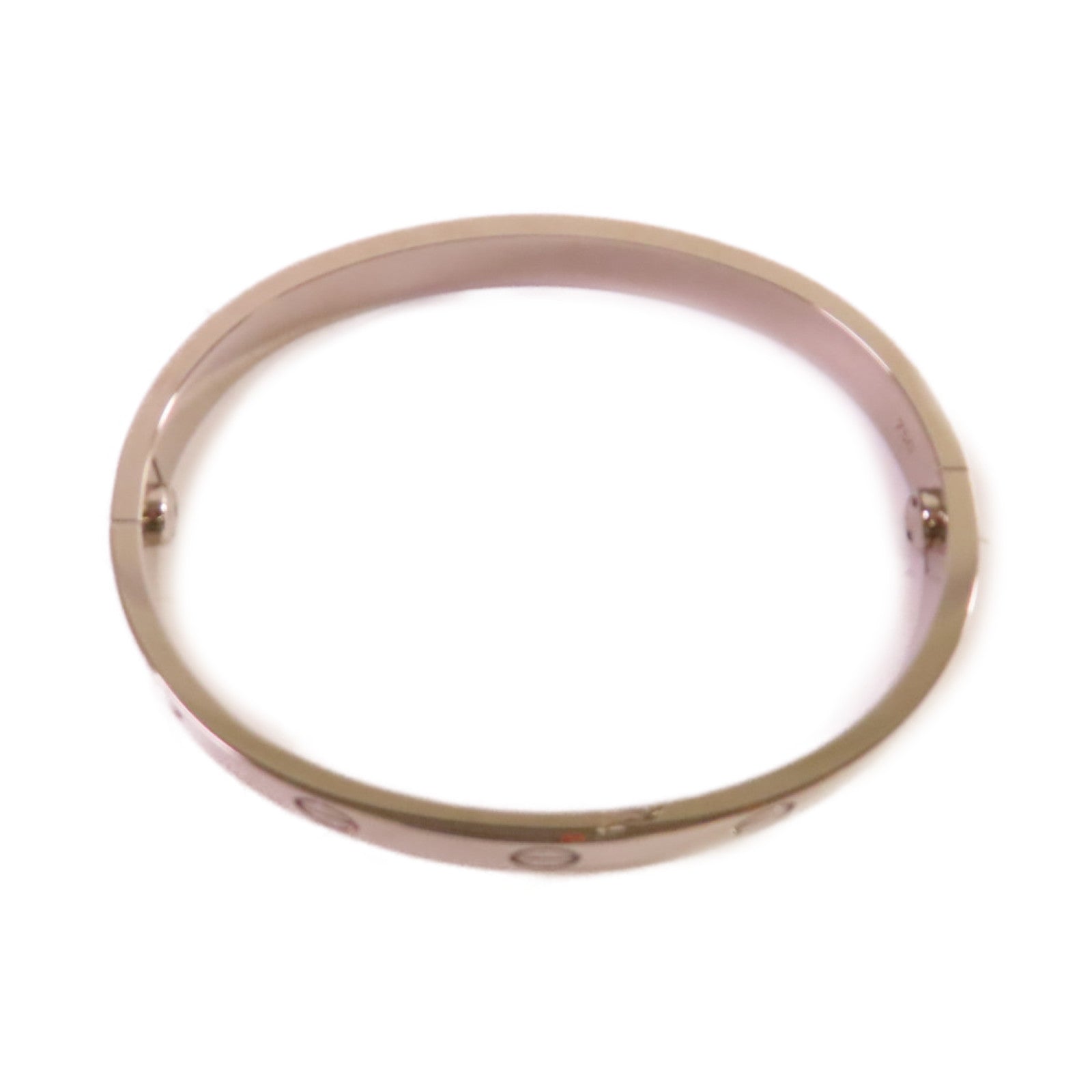 CARTIER 【激減優惠】18K白金Love Bracelet手鐲#16