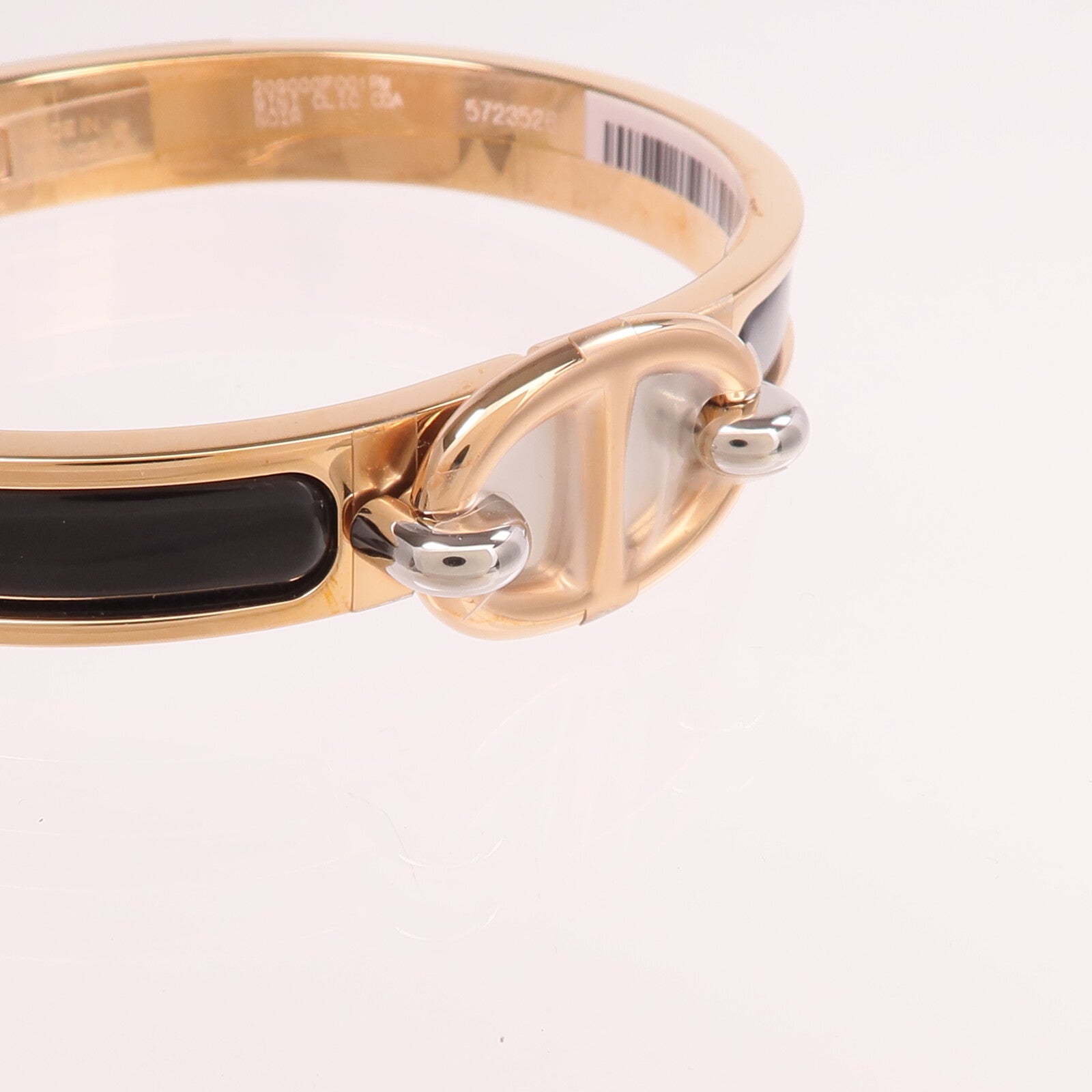 HERMES 金屬/琺瑯Mini Clic Chaine d'Ancre手鐲