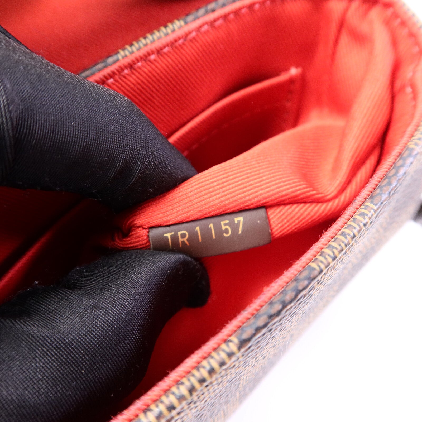 LOUIS VUITTON Damier Croisette手挽肩背兩用袋